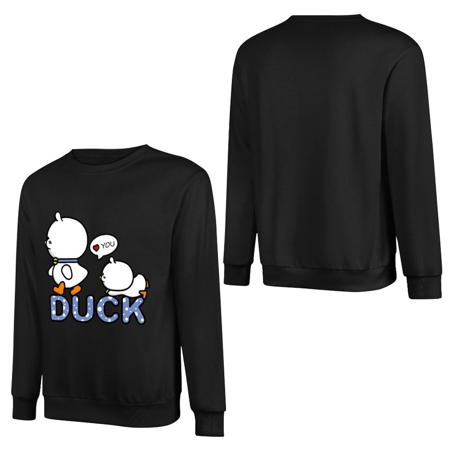 Front Patterned Long Sleeve TopStreet Design-Your-Own