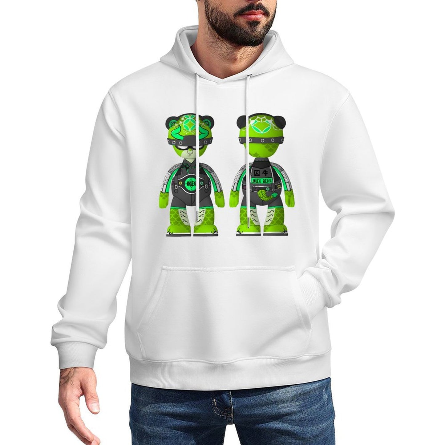 IPIB 250g Hooded Pocket Sweatshirt Front GraphicMen's Hooded  Sweatshirt6000095-6