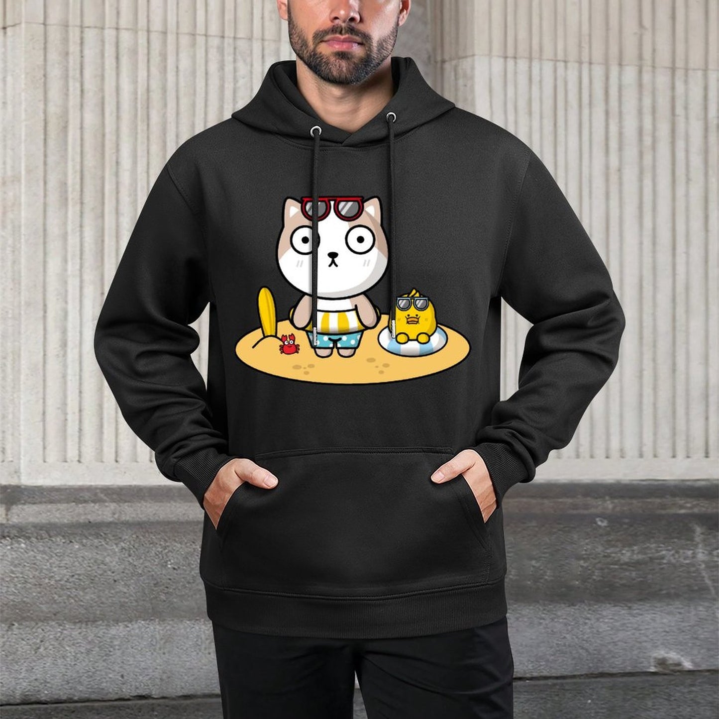 EverydayComfort Relaxed Front Graphic Hoodies