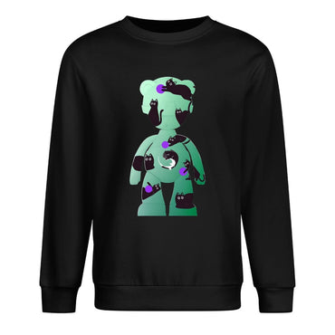 IPIB 250g Crew Neck Long Sleeve Sweatshirt Front GraphicCrew Neck Long Sleeve Sweatshirt6000135-6