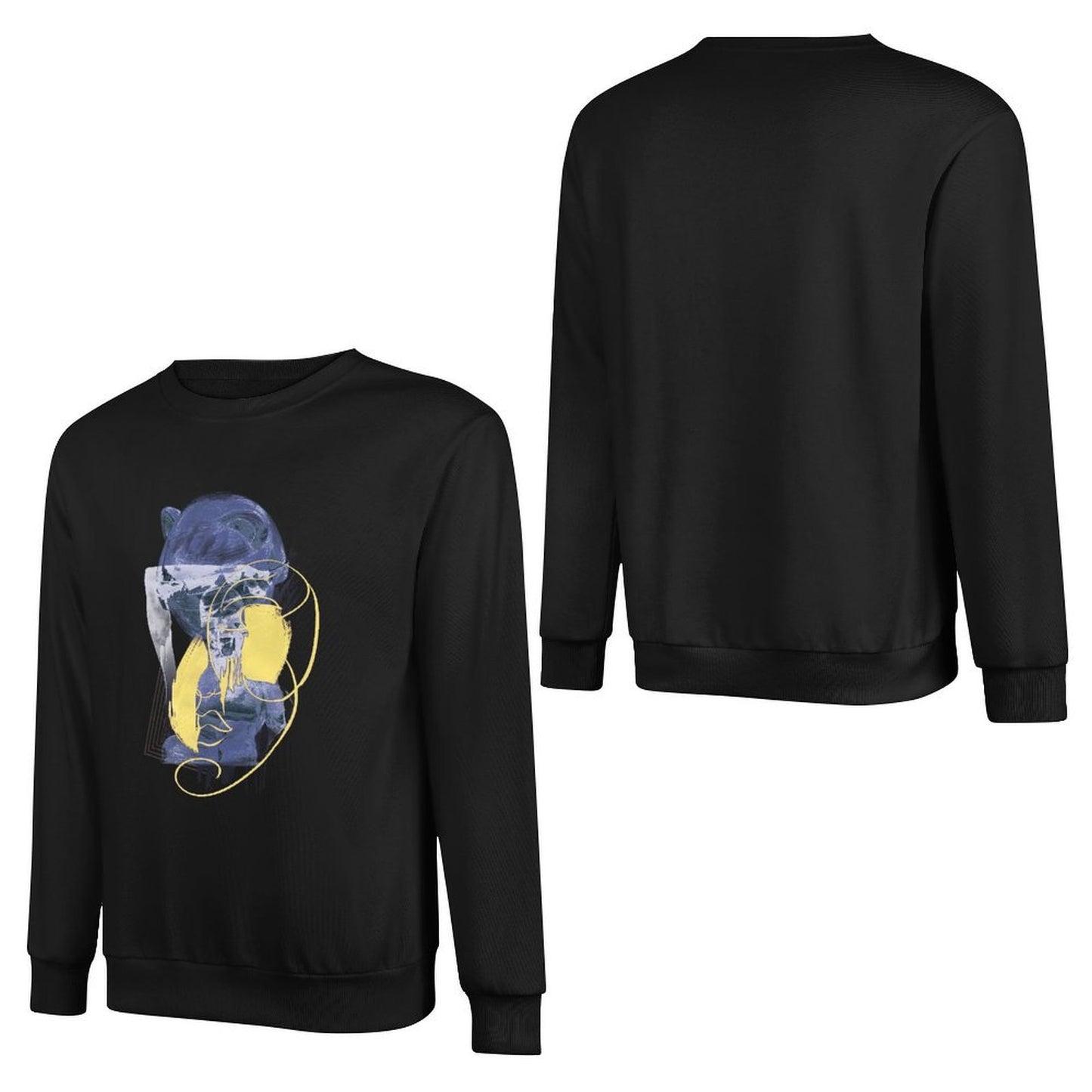 IPIB 250g Crew Neck Long Sleeve Sweatshirt Front GraphicCrew Neck Long Sleeve Sweatshirt6000019-2