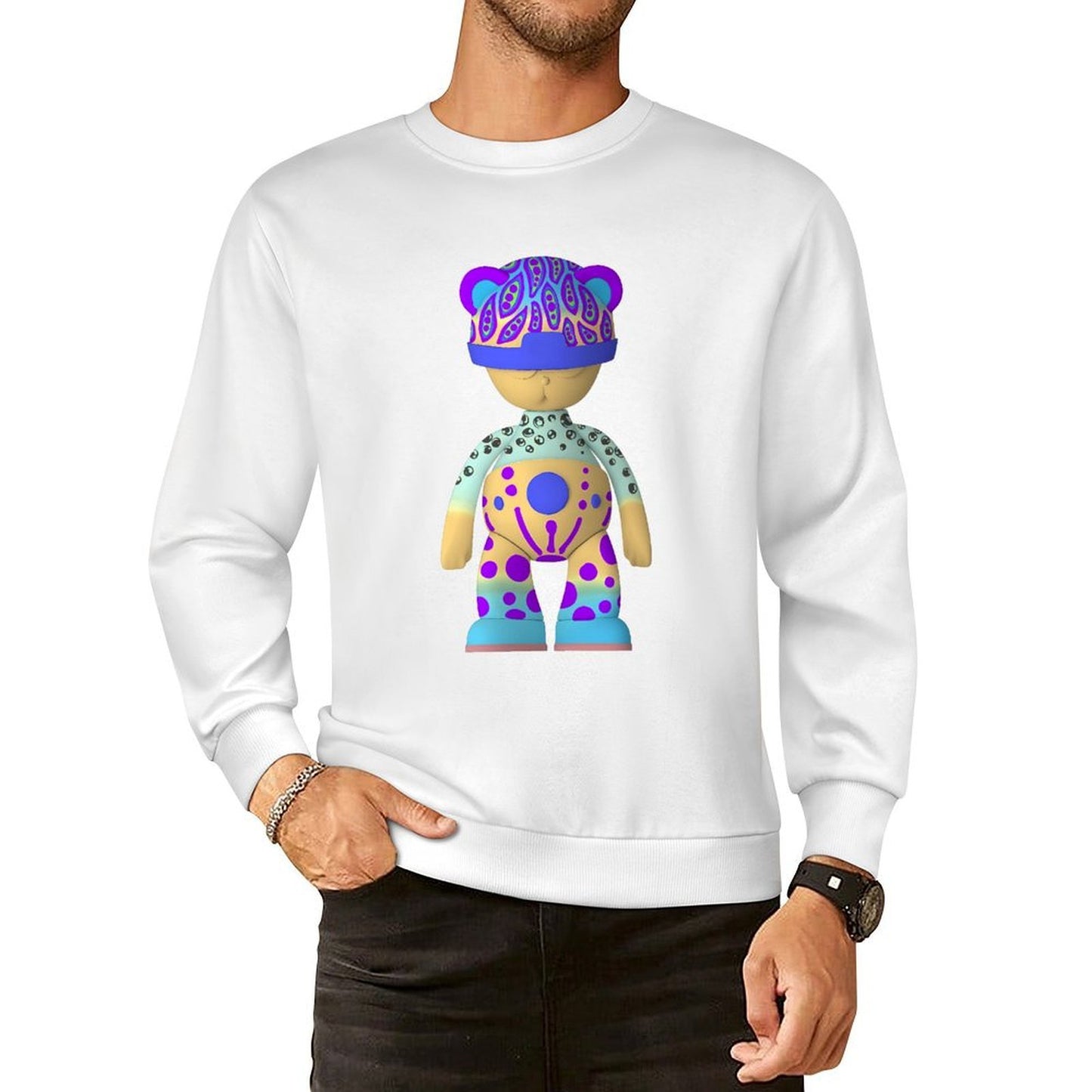 Long Sleeve With Front PatternSignature Essential