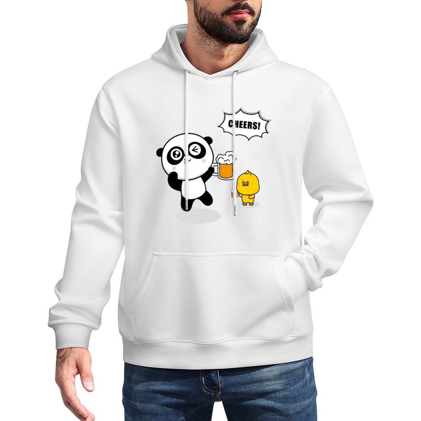 IPBR 250g Hooded Pocket Sweatshirt Front GraphicMen's Hooded  Sweatshirt4001000