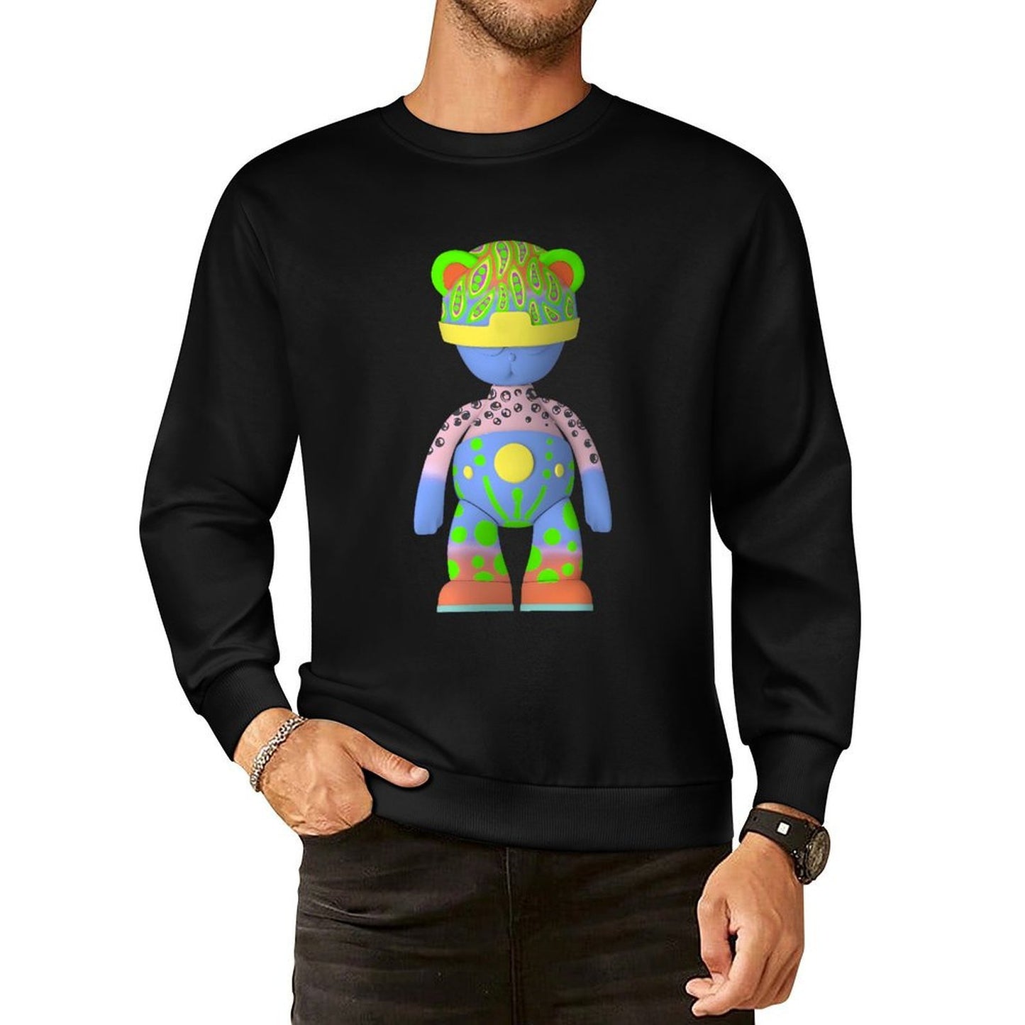 IPIB 250g Crew Neck Long Sleeve Sweatshirt Front GraphicCrew Neck Long Sleeve Sweatshirt6000102-6