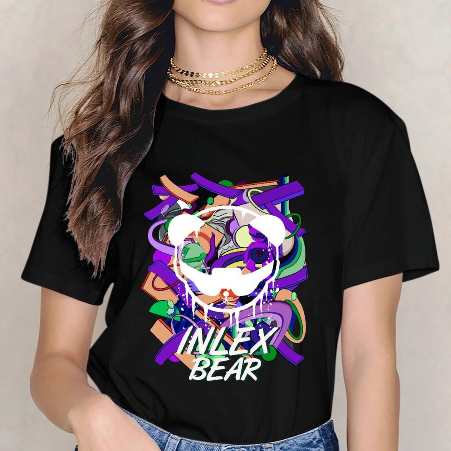 Inlex Bear T-shirtsSoftTouch Oversized T-Shirt