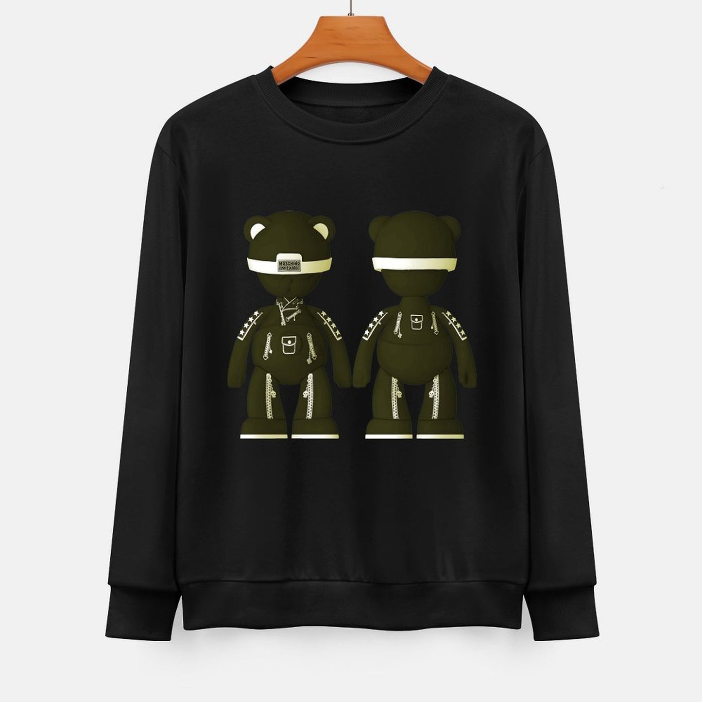 IPIB 250g Crew Neck Long Sleeve Sweatshirt Front GraphicCrew Neck Long Sleeve Sweatshirt6000093-1