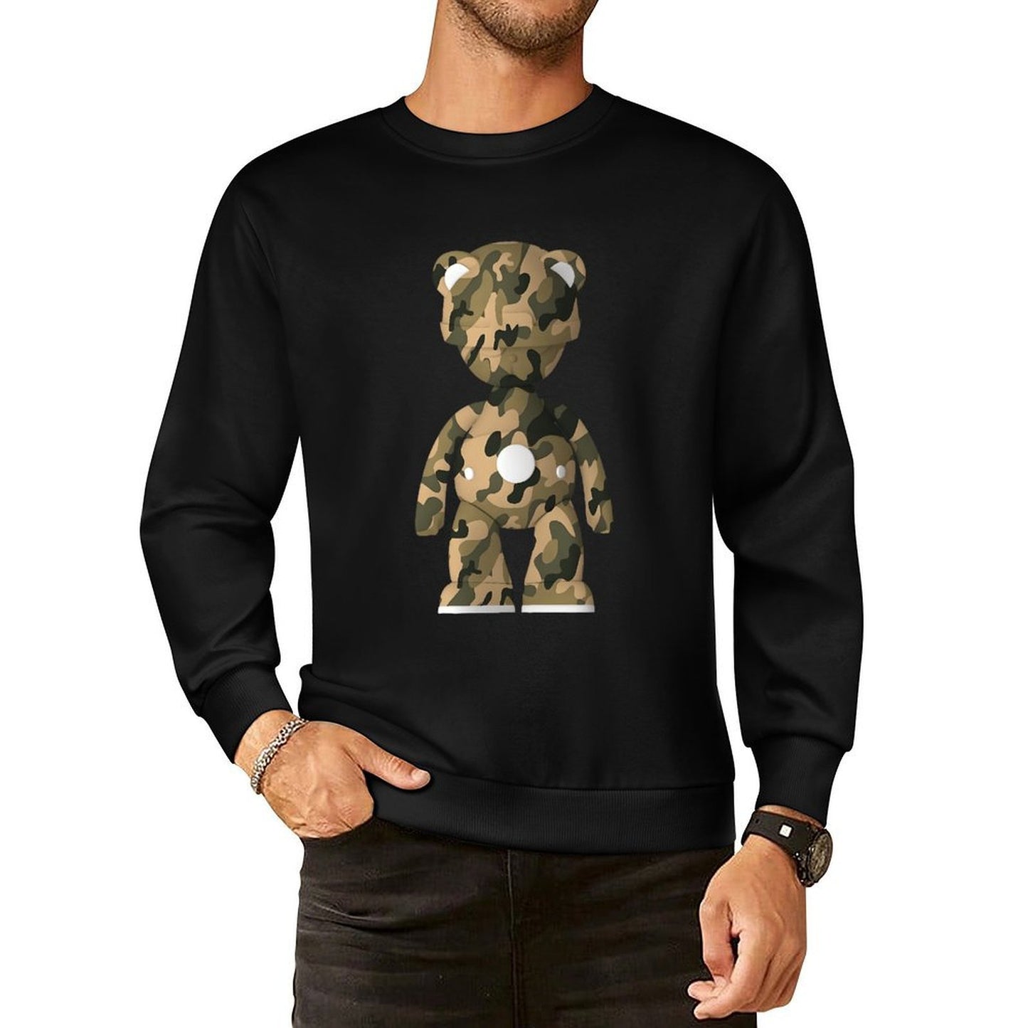 IPIB 250g Crew Neck Long Sleeve Sweatshirt Front GraphicCrew Neck Long Sleeve Sweatshirt6000127-5