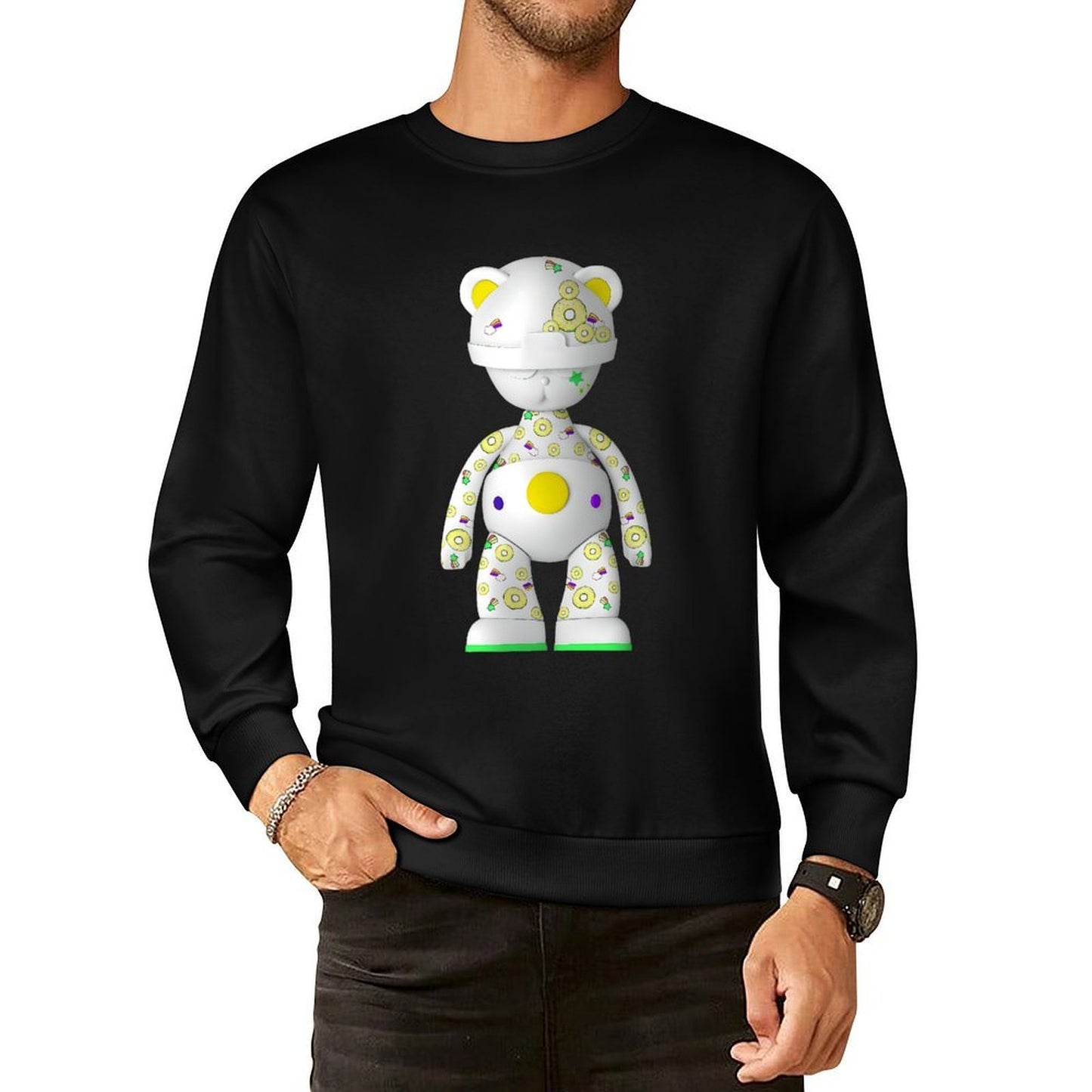 IPIB 250g Crew Neck Long Sleeve Sweatshirt Front GraphicCrew Neck Long Sleeve Sweatshirt6000105-6