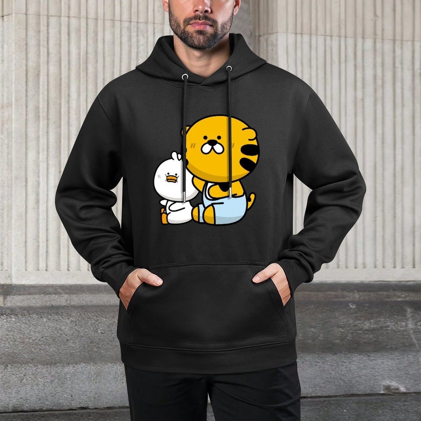 IPBR 250g Hooded Pocket Sweatshirt Front GraphicMen's Hooded  Sweatshirt4001303