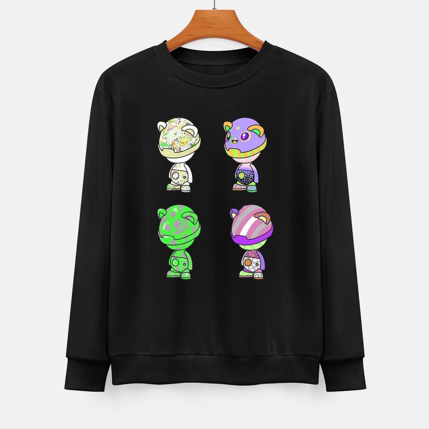 IPIB 250g Crew Neck Long Sleeve Sweatshirt Front GraphicCrew Neck Long Sleeve Sweatshirt6000073-6