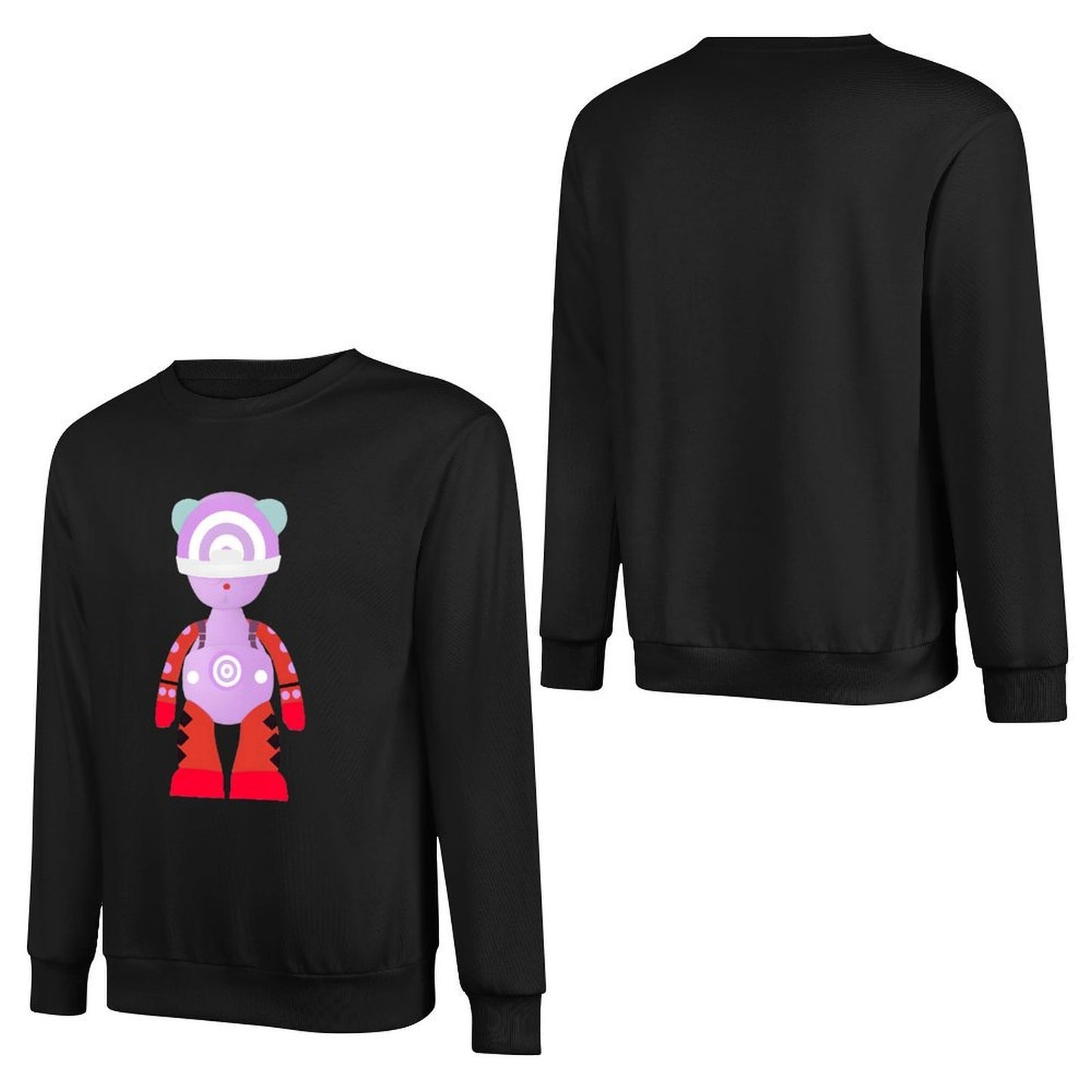 IPIB 250g Crew Neck Long Sleeve Sweatshirt Front GraphicCrew Neck Long Sleeve Sweatshirt6000134-1