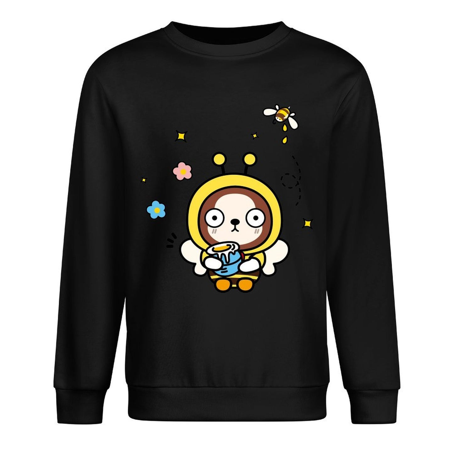 Front Patterned Long Sleeve TopClassicLine Printed