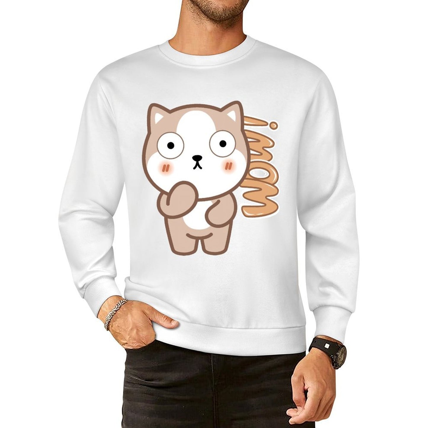 Front Patterned Long Sleeve TopDesign-Your-Own Made-to-Order