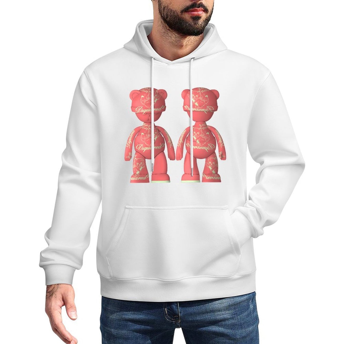 IPIB 250g Hooded Pocket Sweatshirt Front GraphicMen's Hooded  Sweatshirt6000098-2