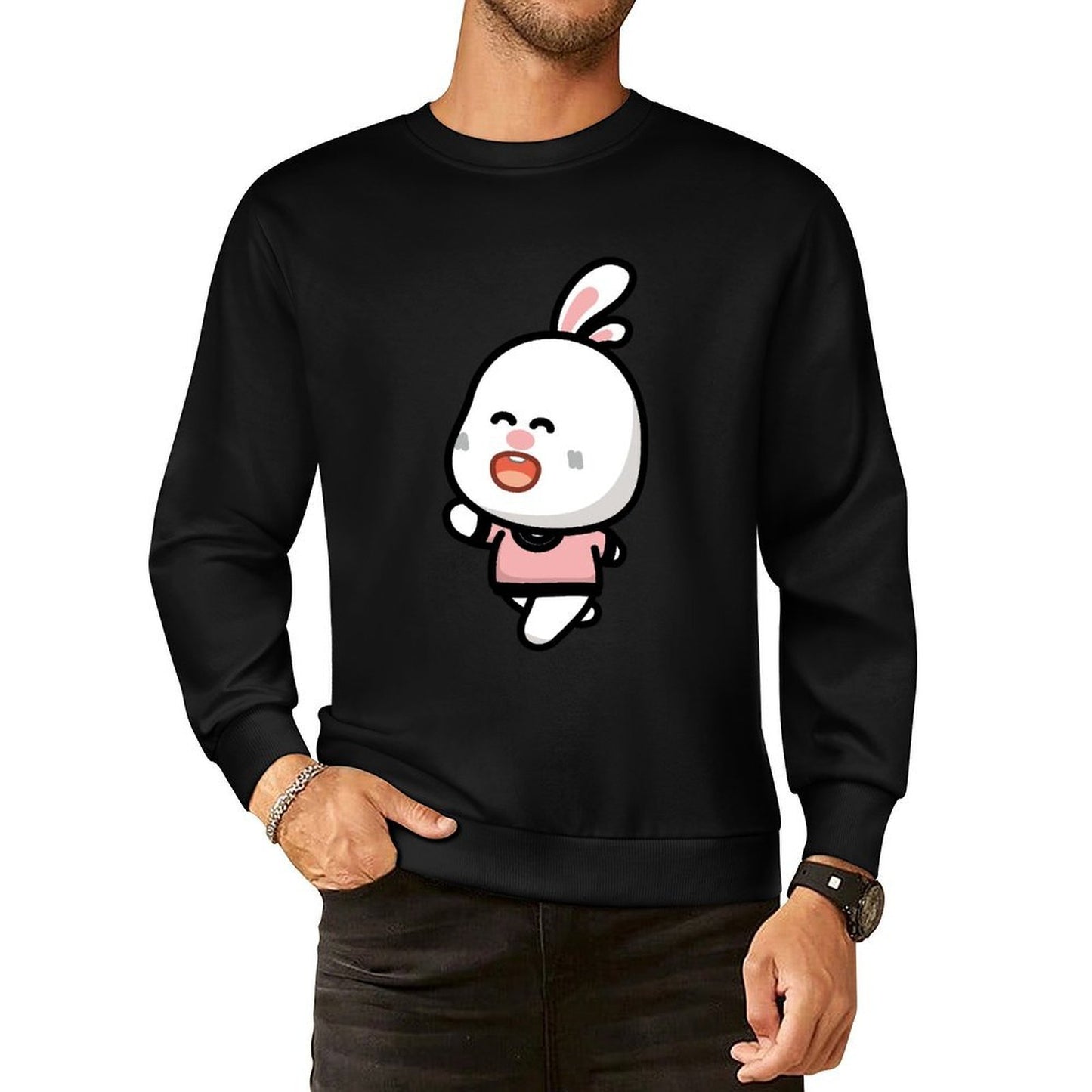 IPBR 250g Crew Neck Long Sleeve Sweatshirt Front GraphicCrew Neck Long Sleeve Sweatshirt4001042