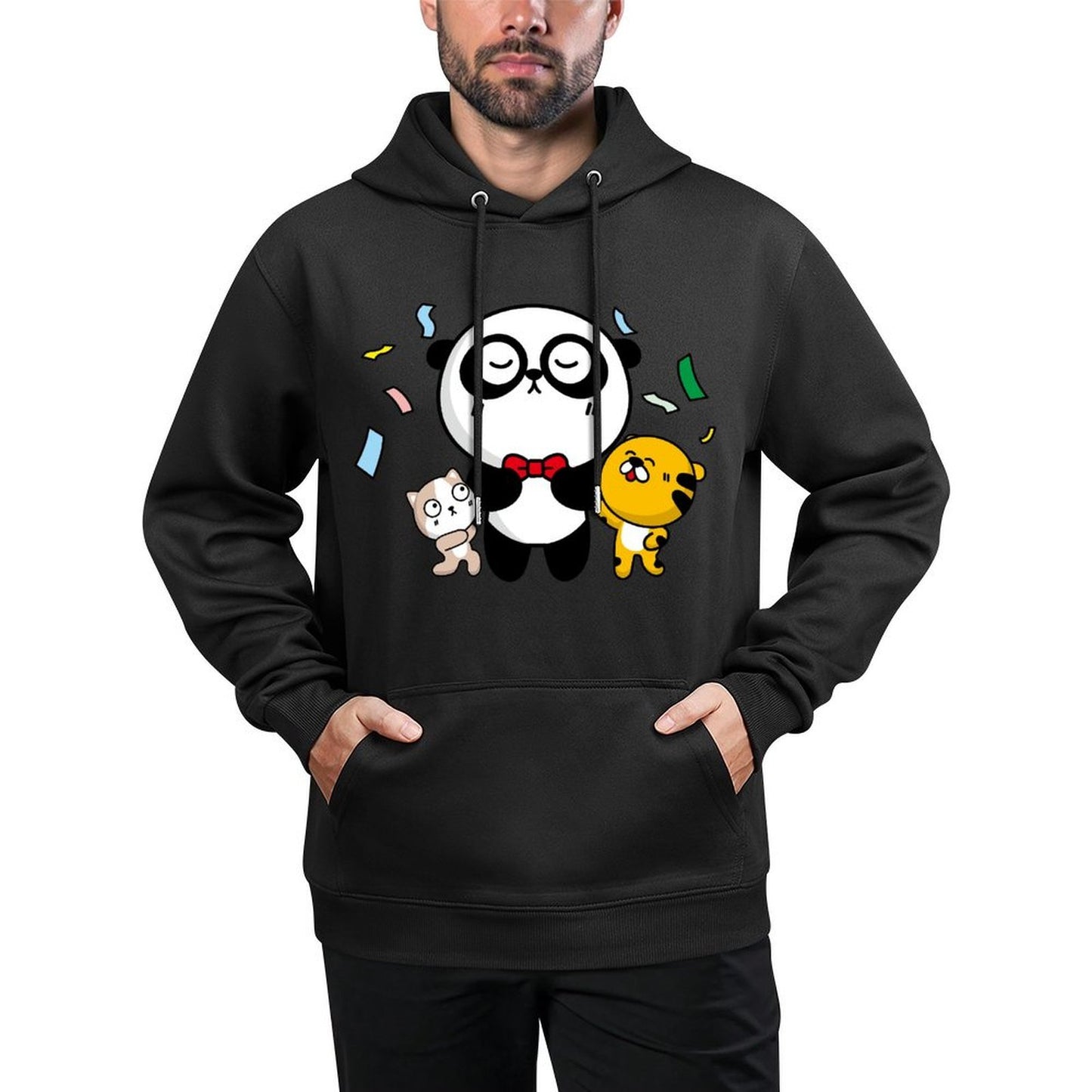 IPBR 250g Hooded Pocket Sweatshirt Front GraphicMen's Hooded  Sweatshirt4000363