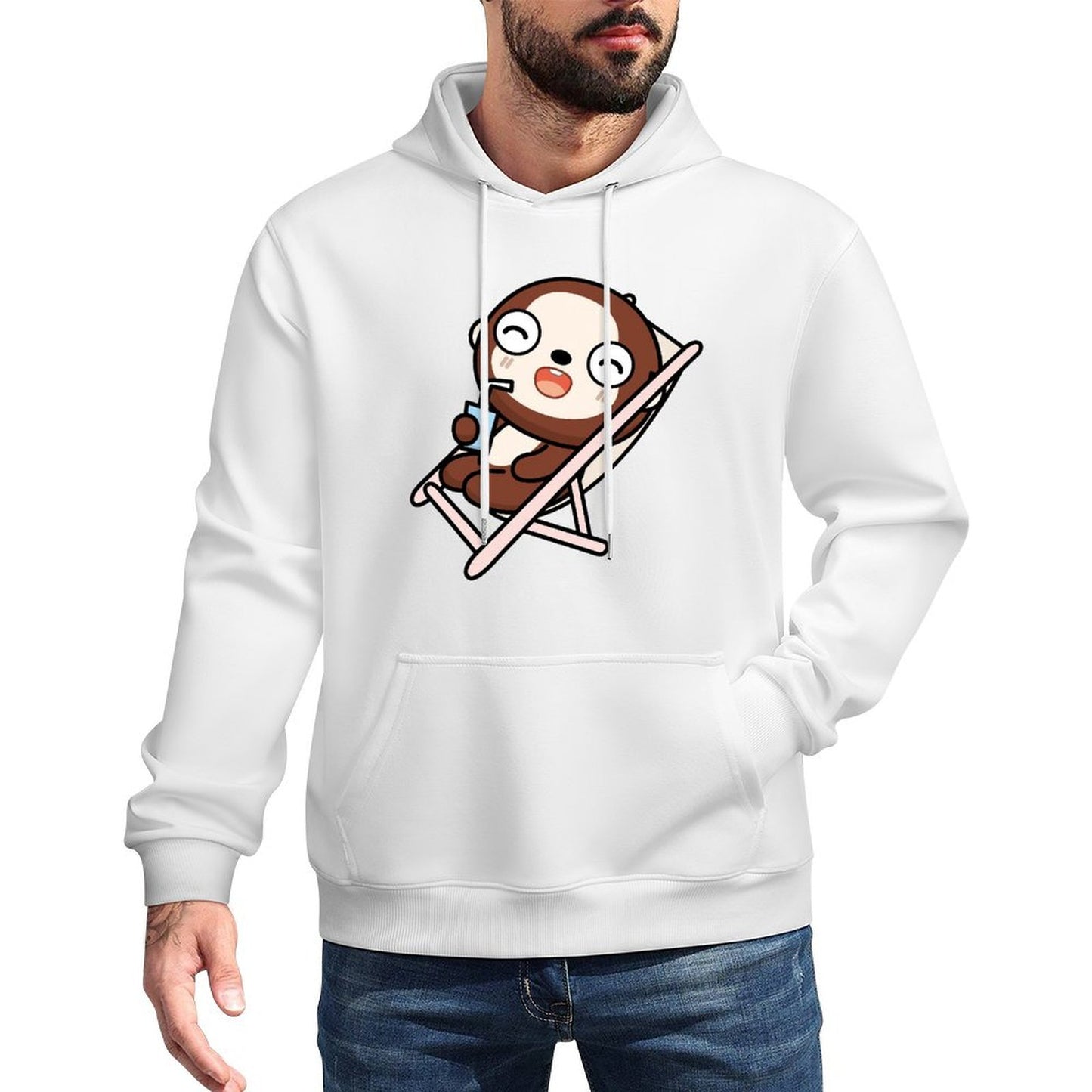 IPBR 250g Hooded Pocket Sweatshirt Front GraphicMen's Hooded  Sweatshirt4000233