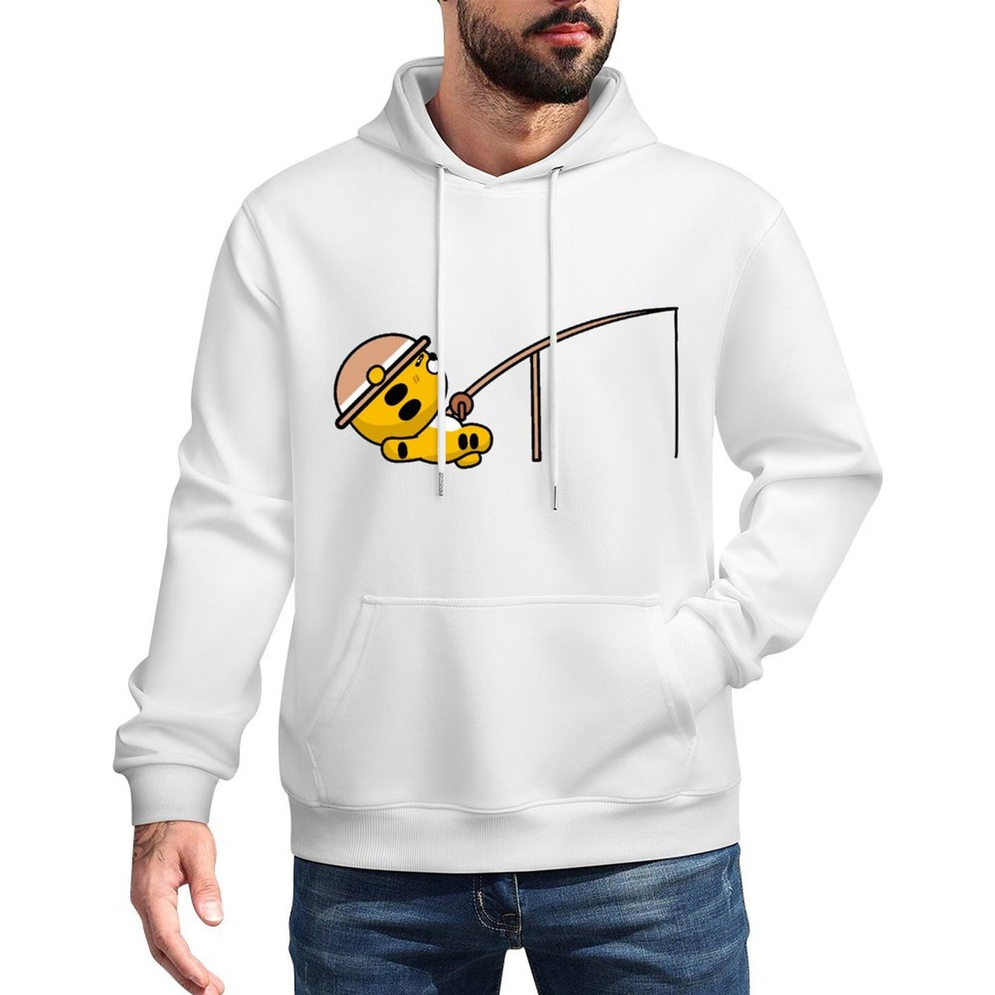 IPBR 250g Hooded Pocket Sweatshirt Front GraphicMen's Hooded  Sweatshirt4000028