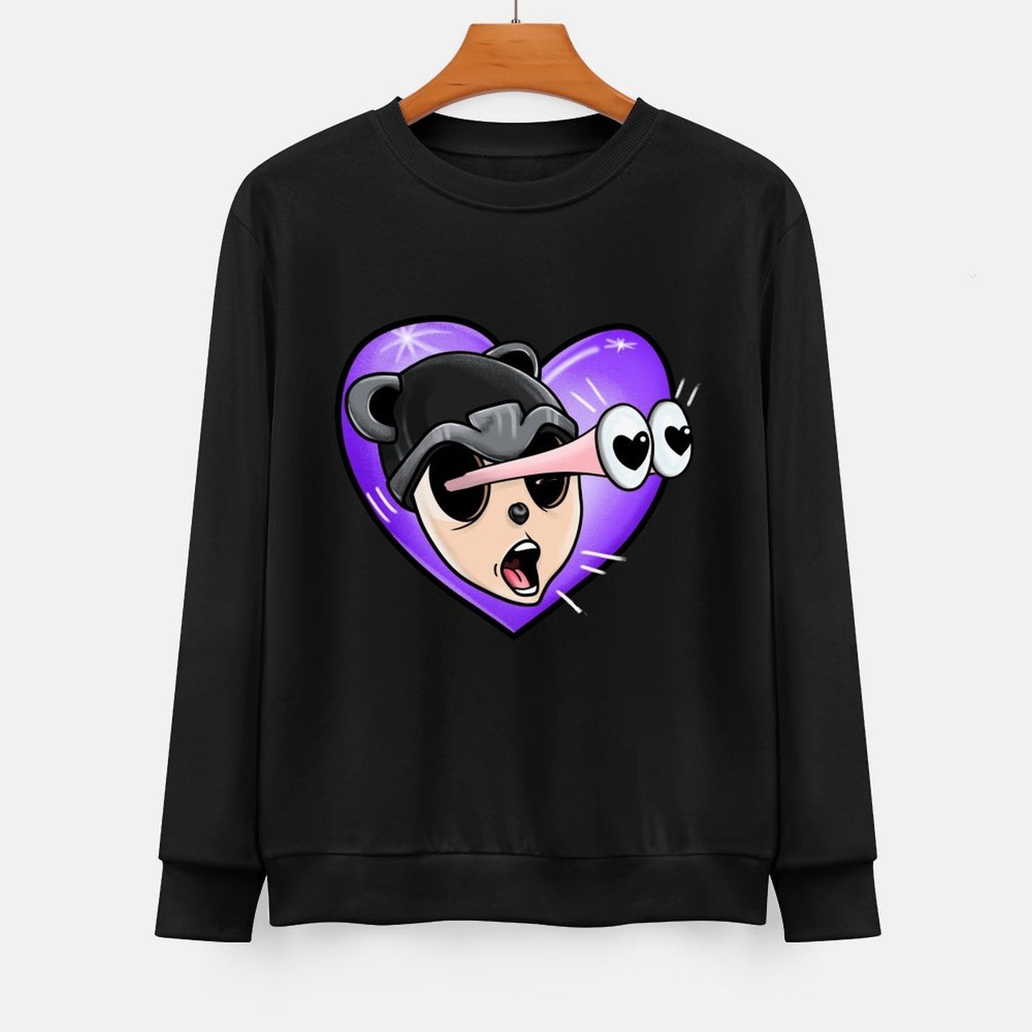 IPIB 250g Crew Neck Long Sleeve Sweatshirt Front GraphicCrew Neck Long Sleeve Sweatshirt6000048-1