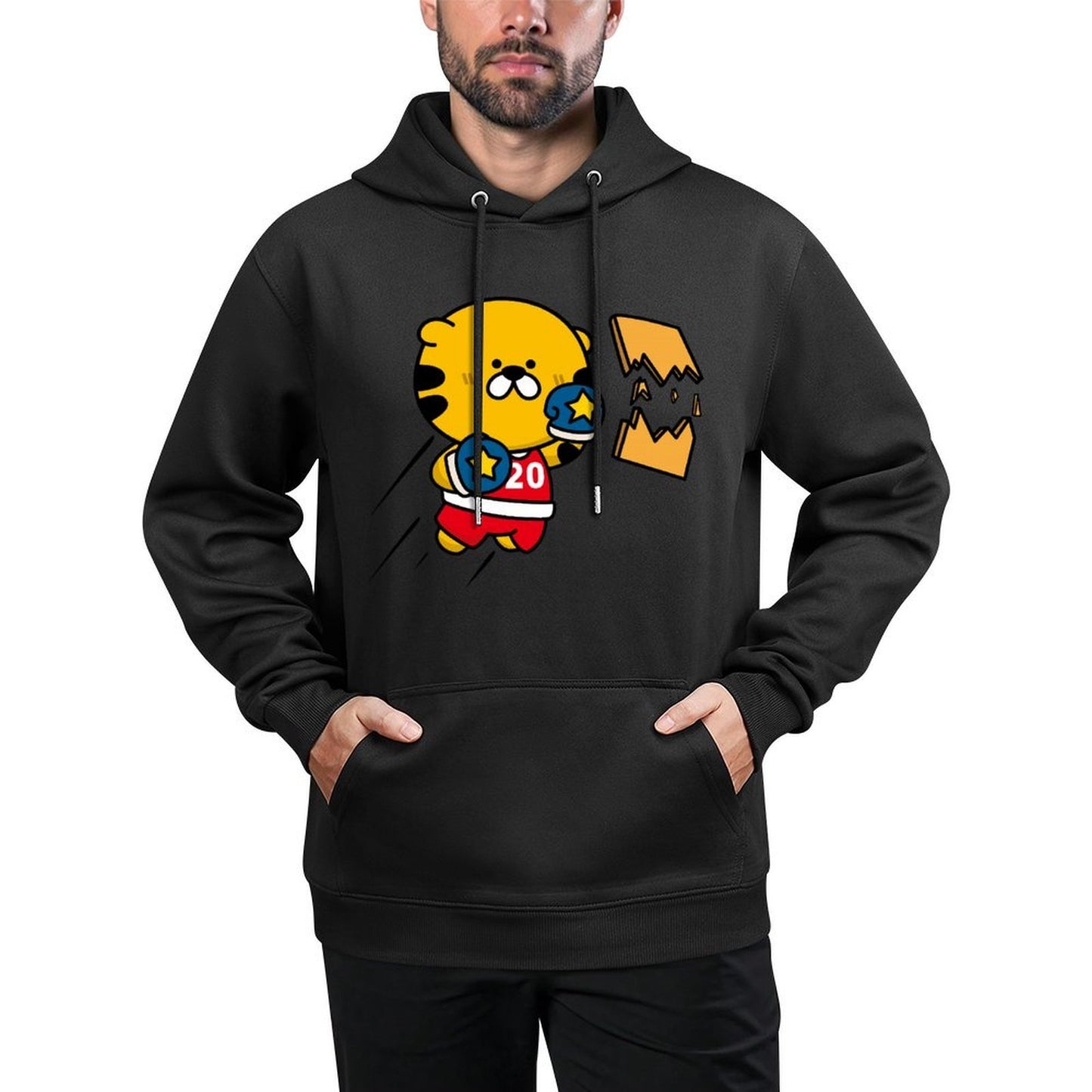 IPBR 250g Hooded Pocket Sweatshirt Front GraphicMen's Hooded  Sweatshirt4000002