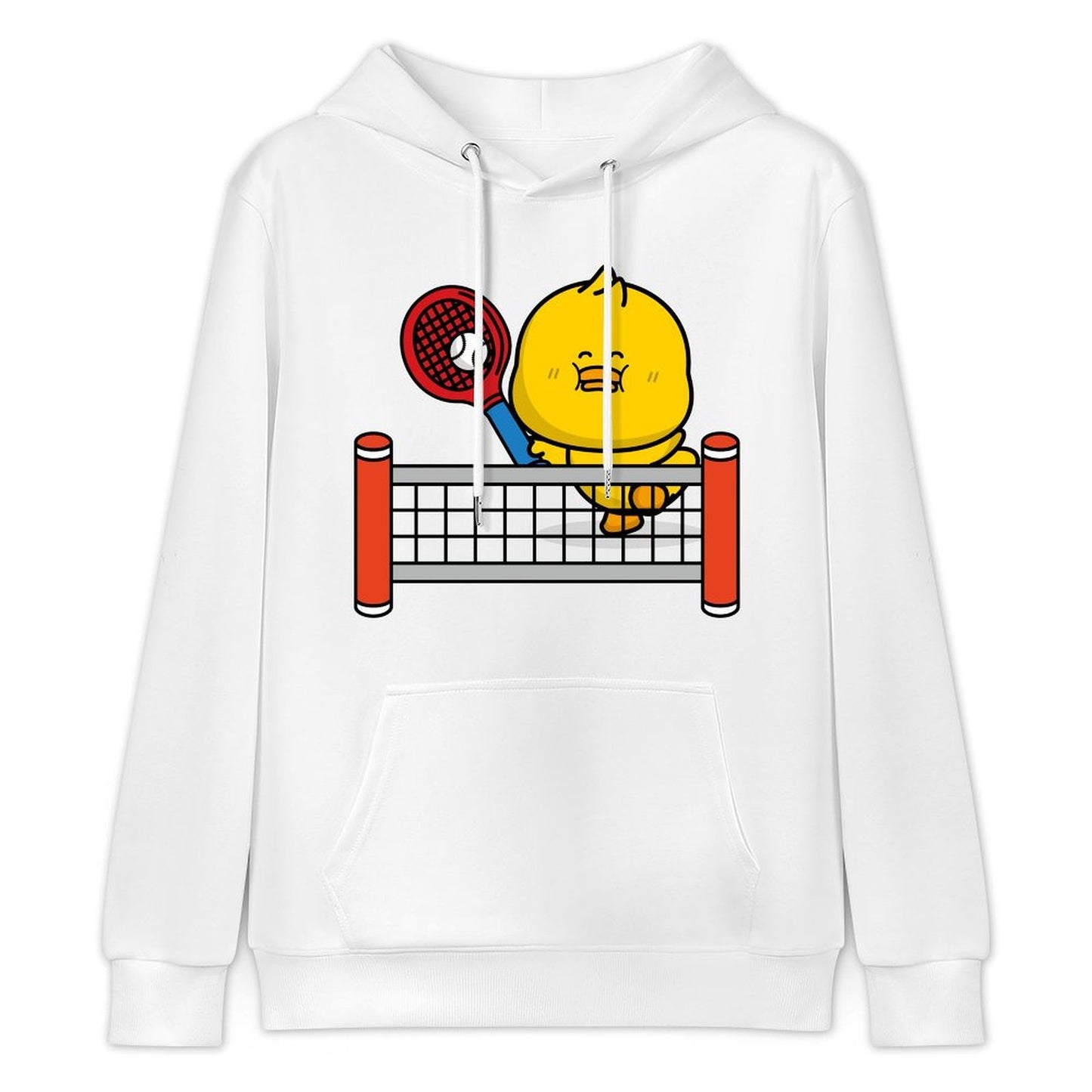 Sleek Tear-Resistant Front Graphic Hoodies