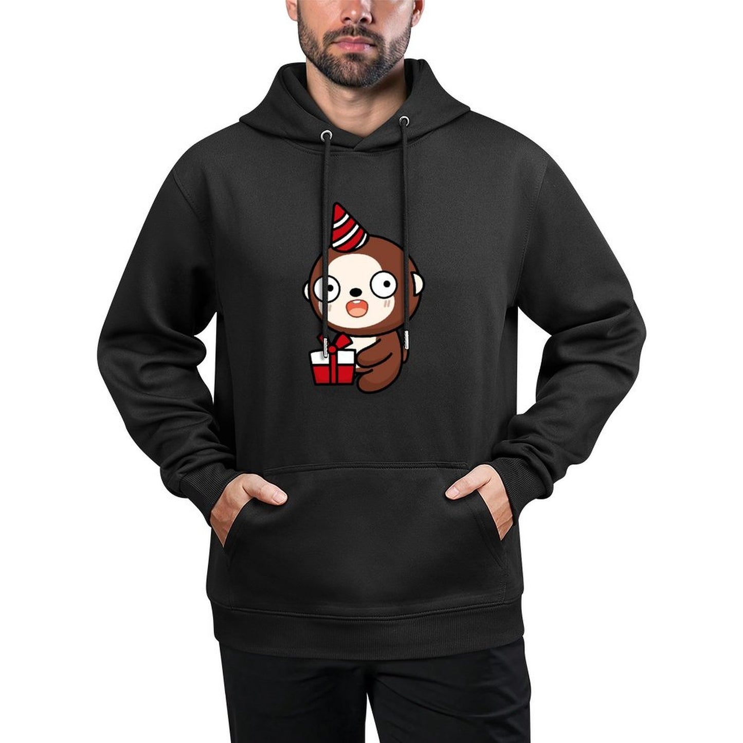 IPBR 250g Hooded Pocket Sweatshirt Front GraphicMen's Hooded  Sweatshirt4000235