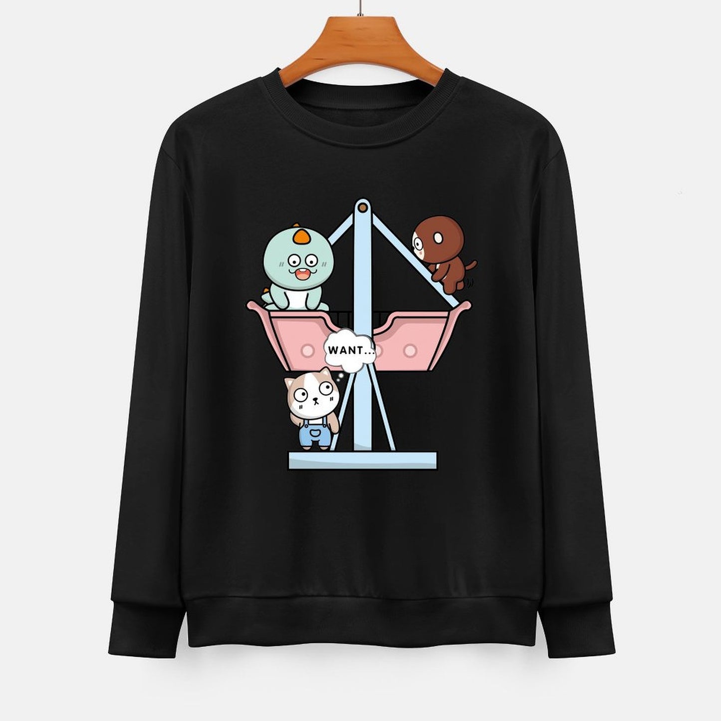 IPBR 250g Crew Neck Long Sleeve Sweatshirt Front GraphicCrew Neck Long Sleeve Sweatshirt4003836