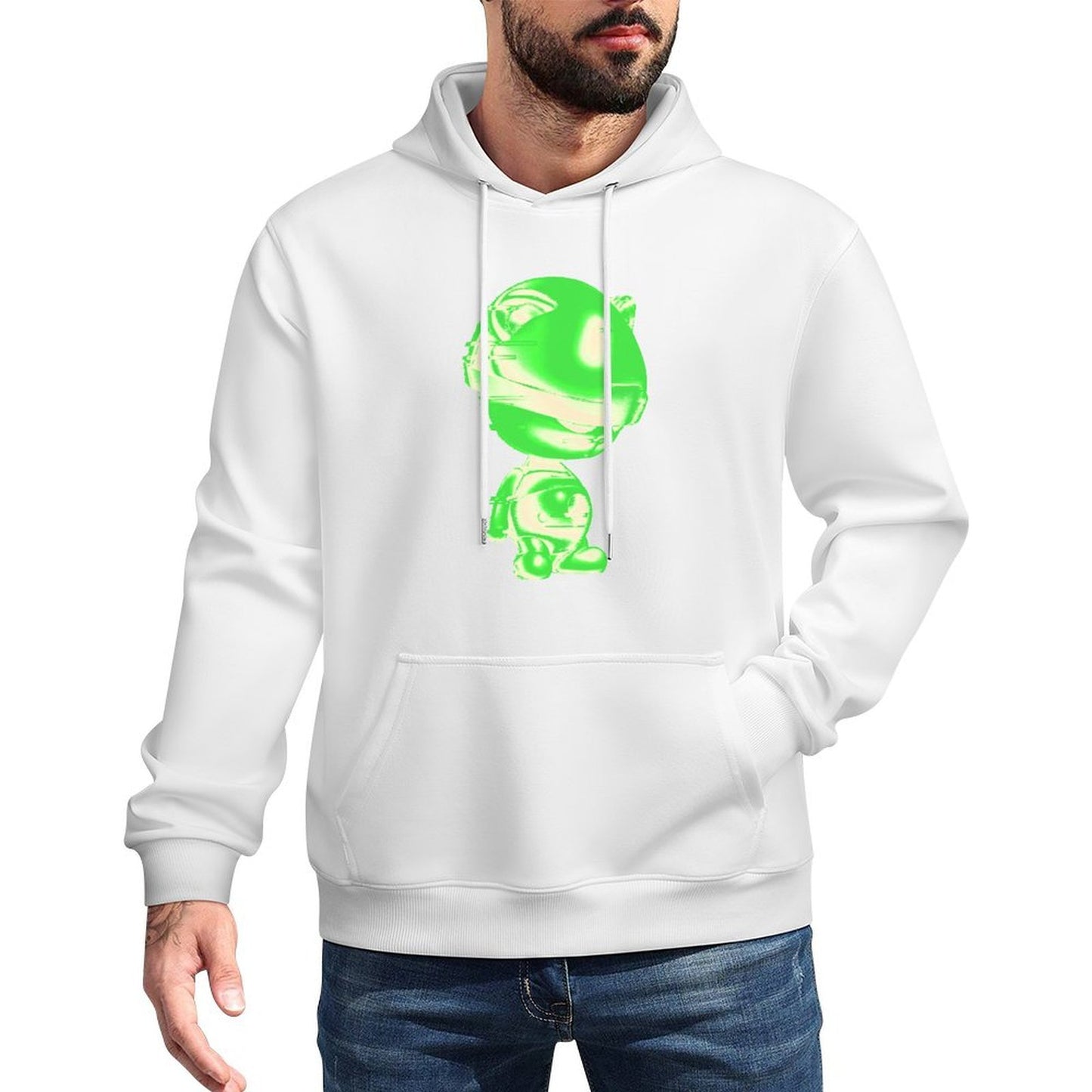 IPIB 250g Hooded Pocket Sweatshirt Front GraphicMen's Hooded  Sweatshirt6000020-3