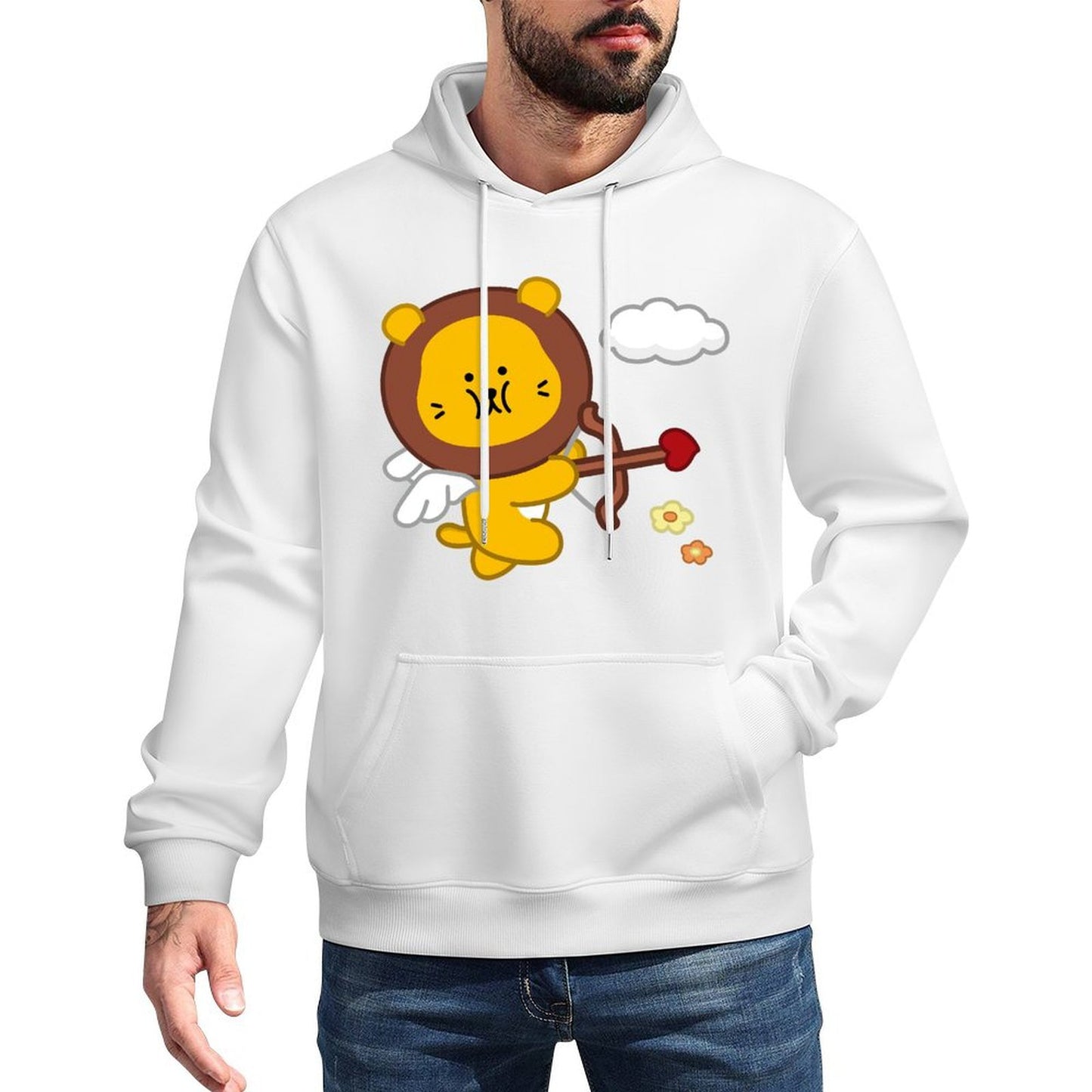 IPBR 250g Hooded Pocket Sweatshirt Front GraphicMen's Hooded  Sweatshirt4001348