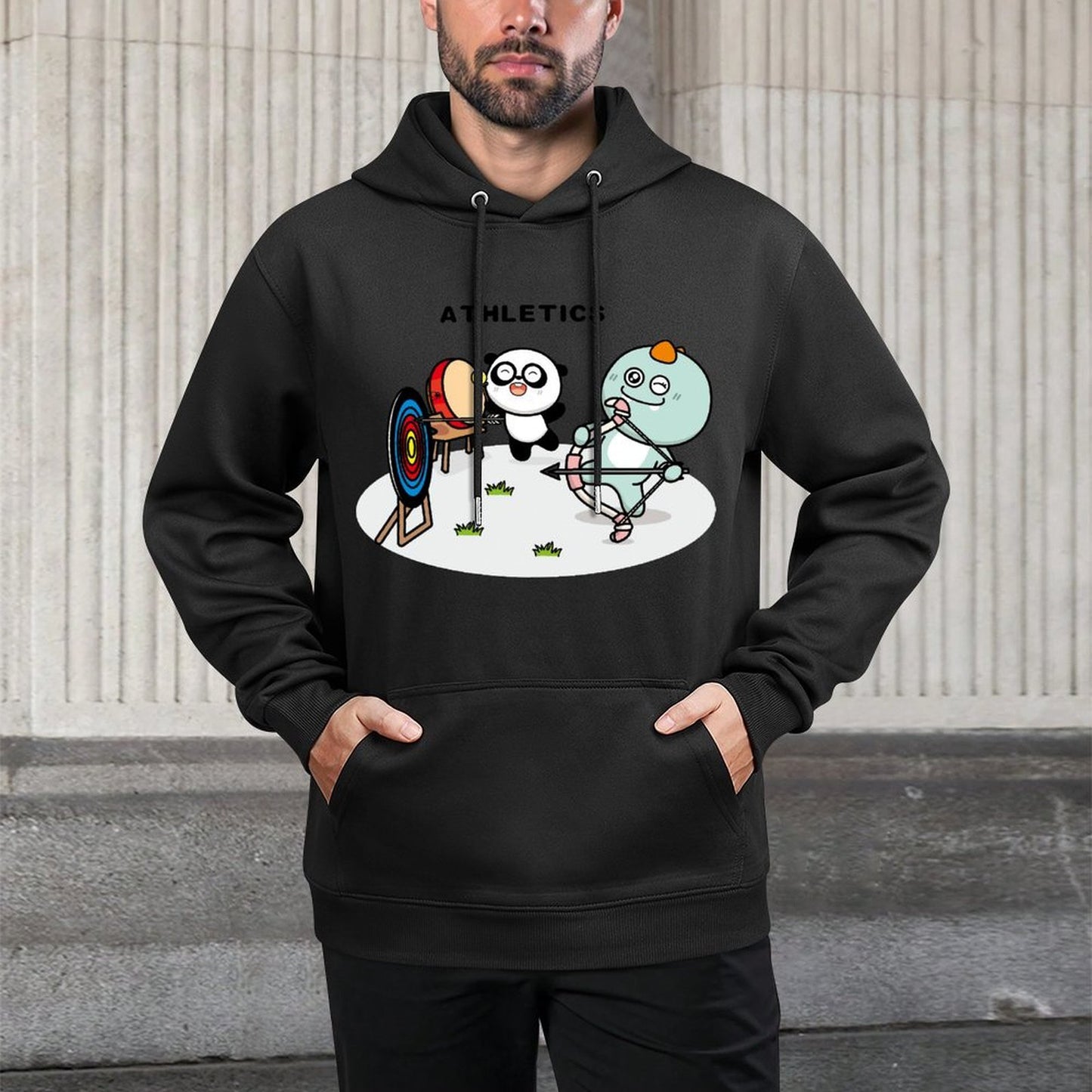 IPBR 250g Hooded Pocket Sweatshirt Front GraphicMen's Hooded  Sweatshirt4000994