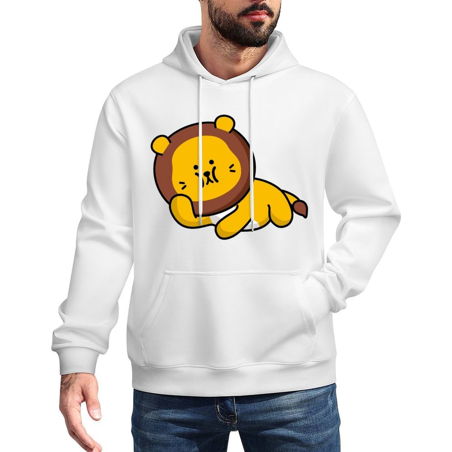 IPBR 250g Hooded Pocket Sweatshirt Front GraphicMen's Hooded  Sweatshirt4000396