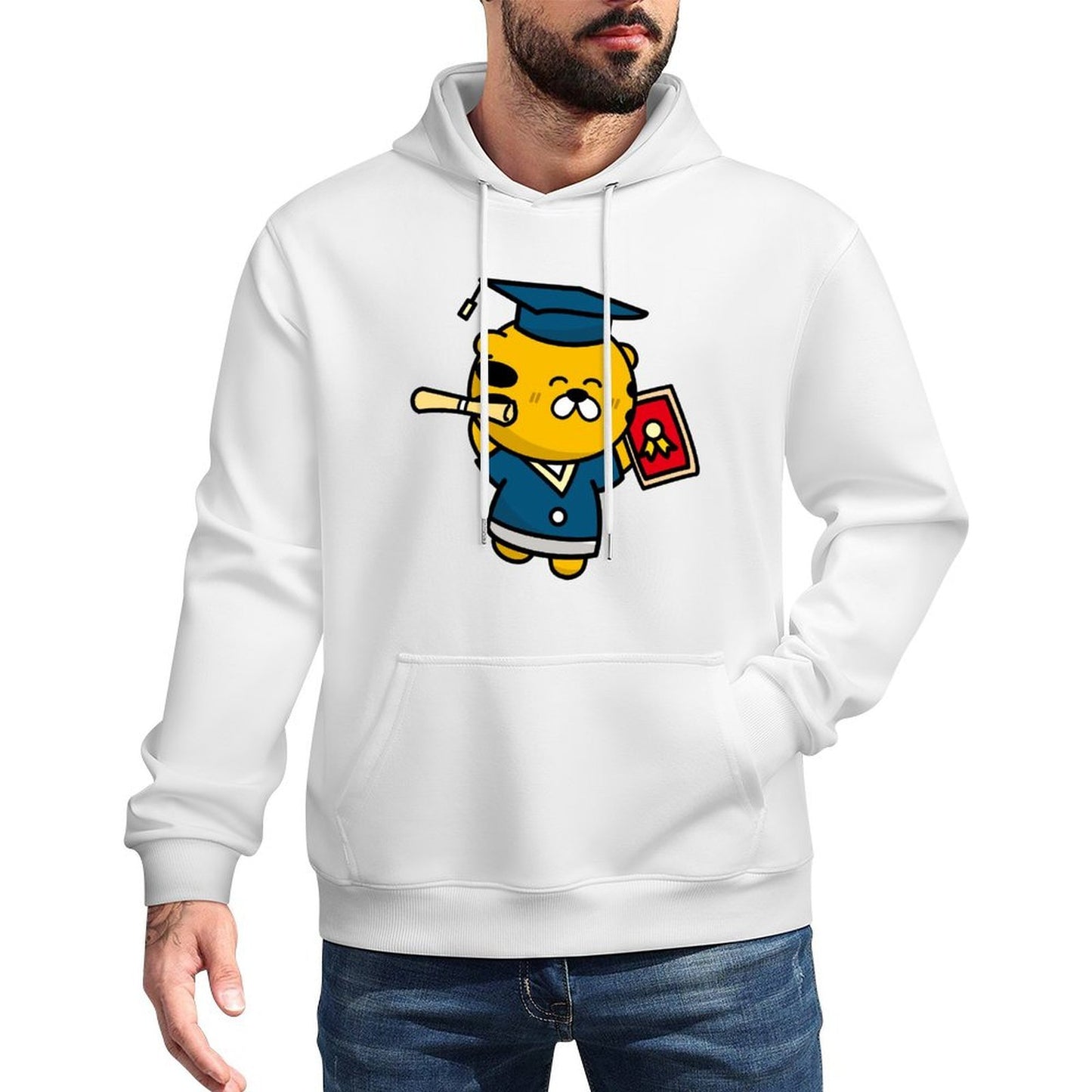 IPBR 250g Hooded Pocket Sweatshirt Front GraphicMen's Hooded  Sweatshirt4000057