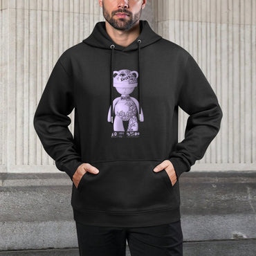 IPIB 250g Hooded Pocket Sweatshirt Front GraphicMen's Hooded  Sweatshirt6000109-4