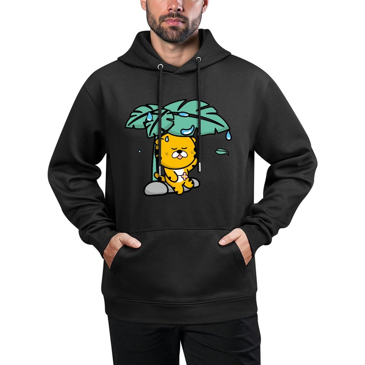 IPBR 250g Hooded Pocket Sweatshirt Front GraphicMen's Hooded  Sweatshirt4001349