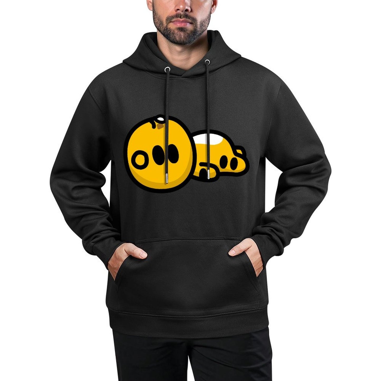 IPBR 250g Hooded Pocket Sweatshirt Front GraphicMen's Hooded  Sweatshirt4001045