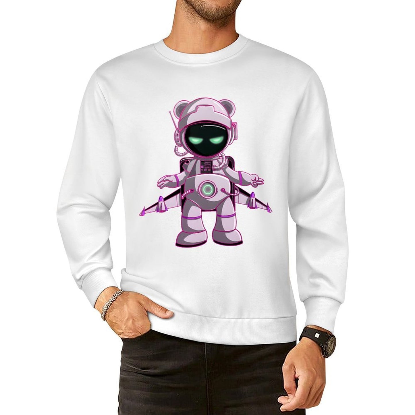 Long Sleeve With Front PatternBasic Design-Your-Own