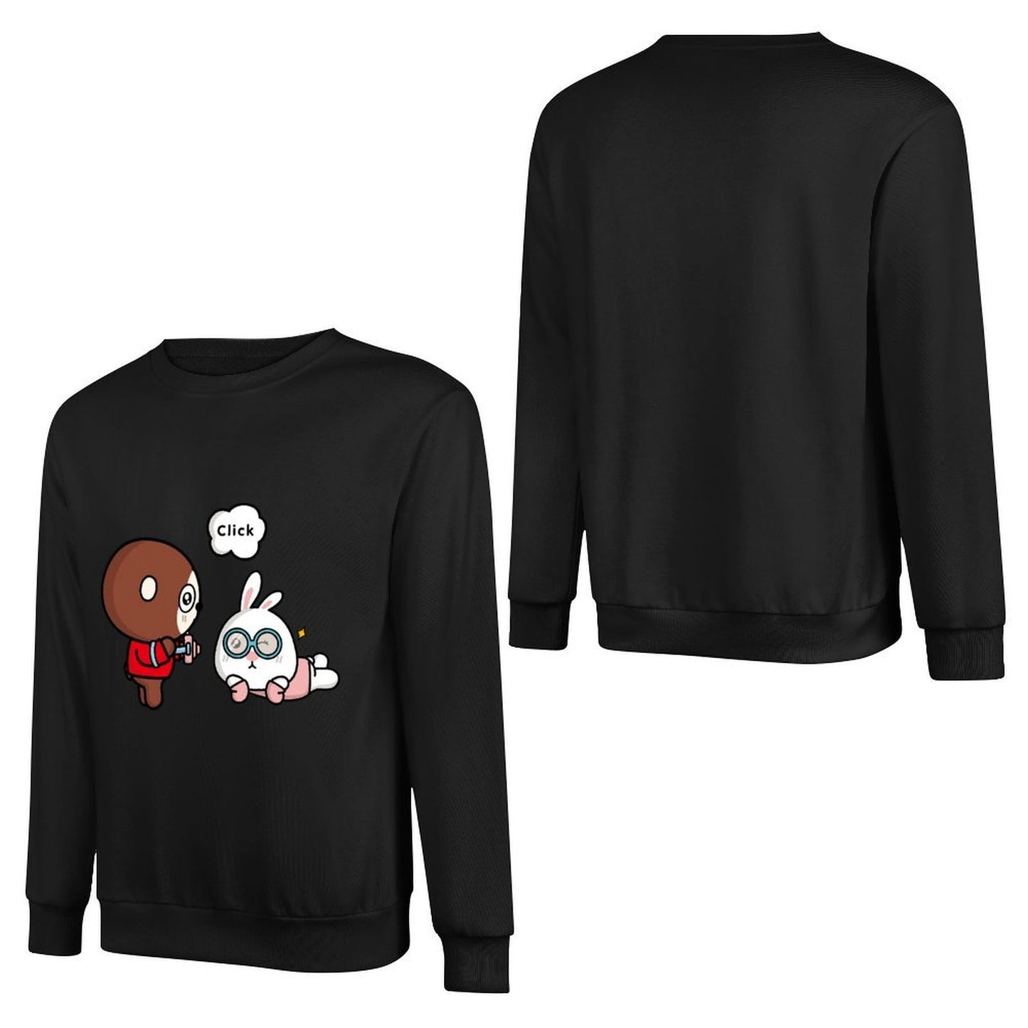 IPBR 250g Crew Neck Long Sleeve Sweatshirt Front GraphicCrew Neck Long Sleeve Sweatshirt4000853