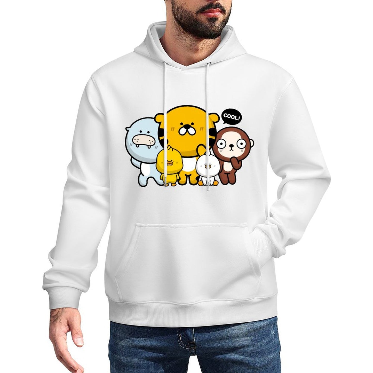 IPBR 250g Hooded Pocket Sweatshirt Front GraphicMen's Hooded  Sweatshirt4001299