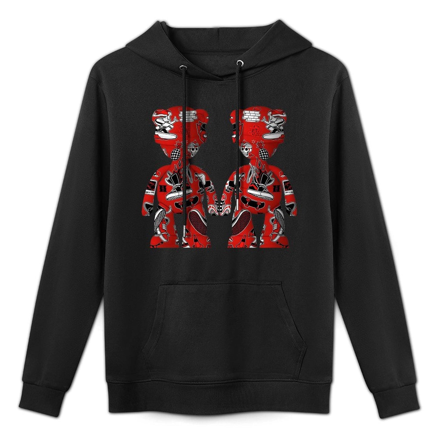 IPIB 250g Hooded Pocket Sweatshirt Front GraphicMen's Hooded  Sweatshirt6000084-1