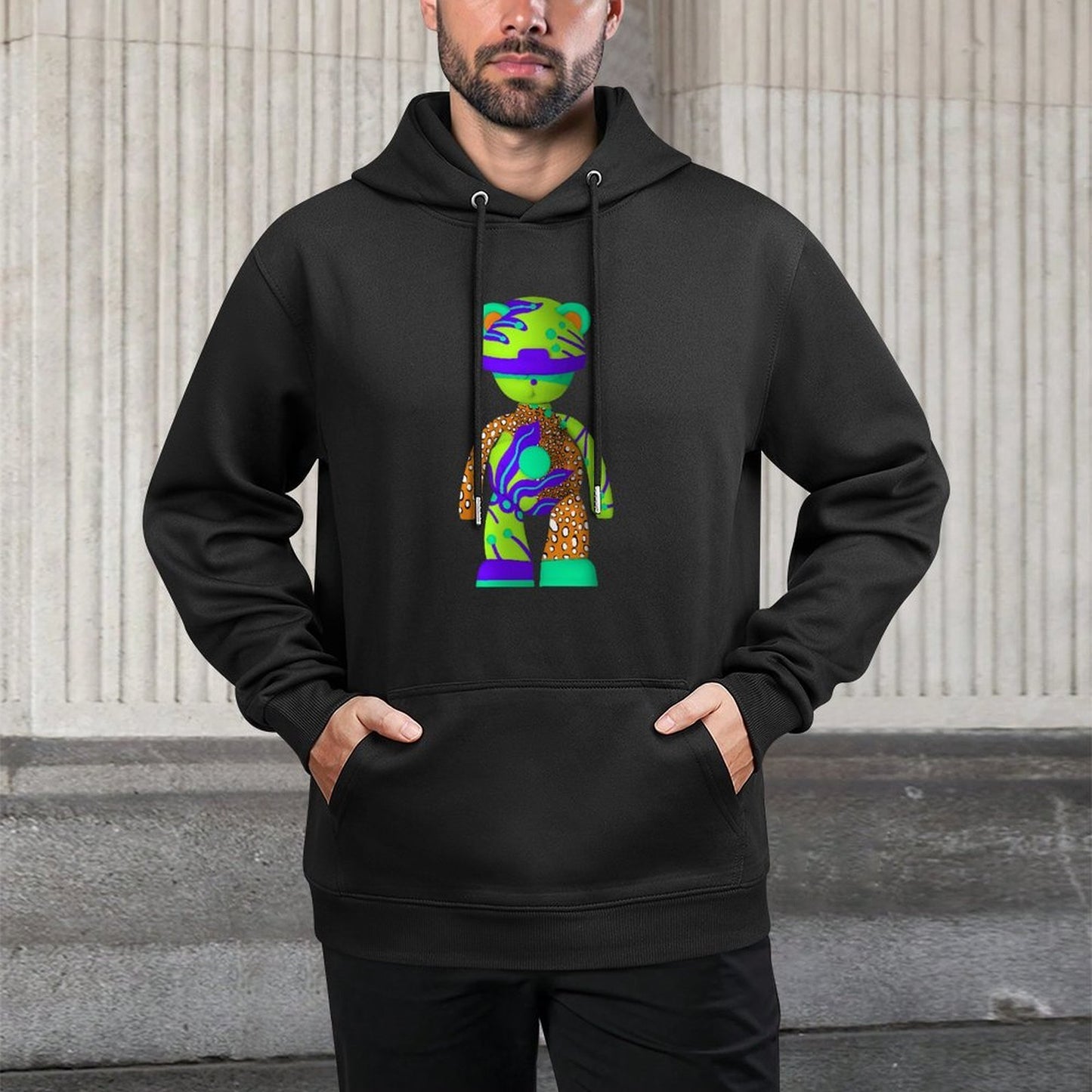 Hoodie Front PatternBatch-Printed Softstyle