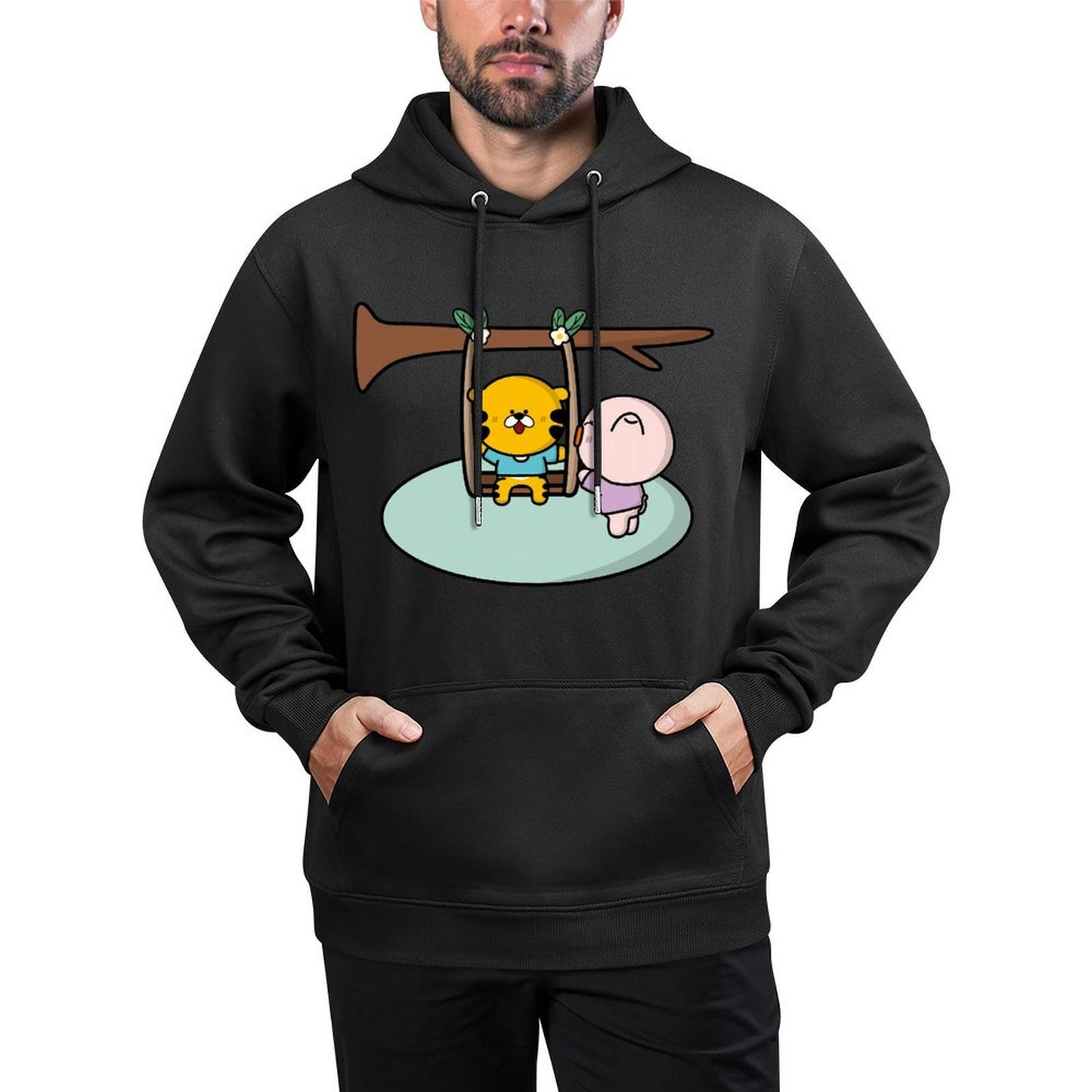 IPBR 250g Hooded Pocket Sweatshirt Front GraphicMen's Hooded  Sweatshirt4000848