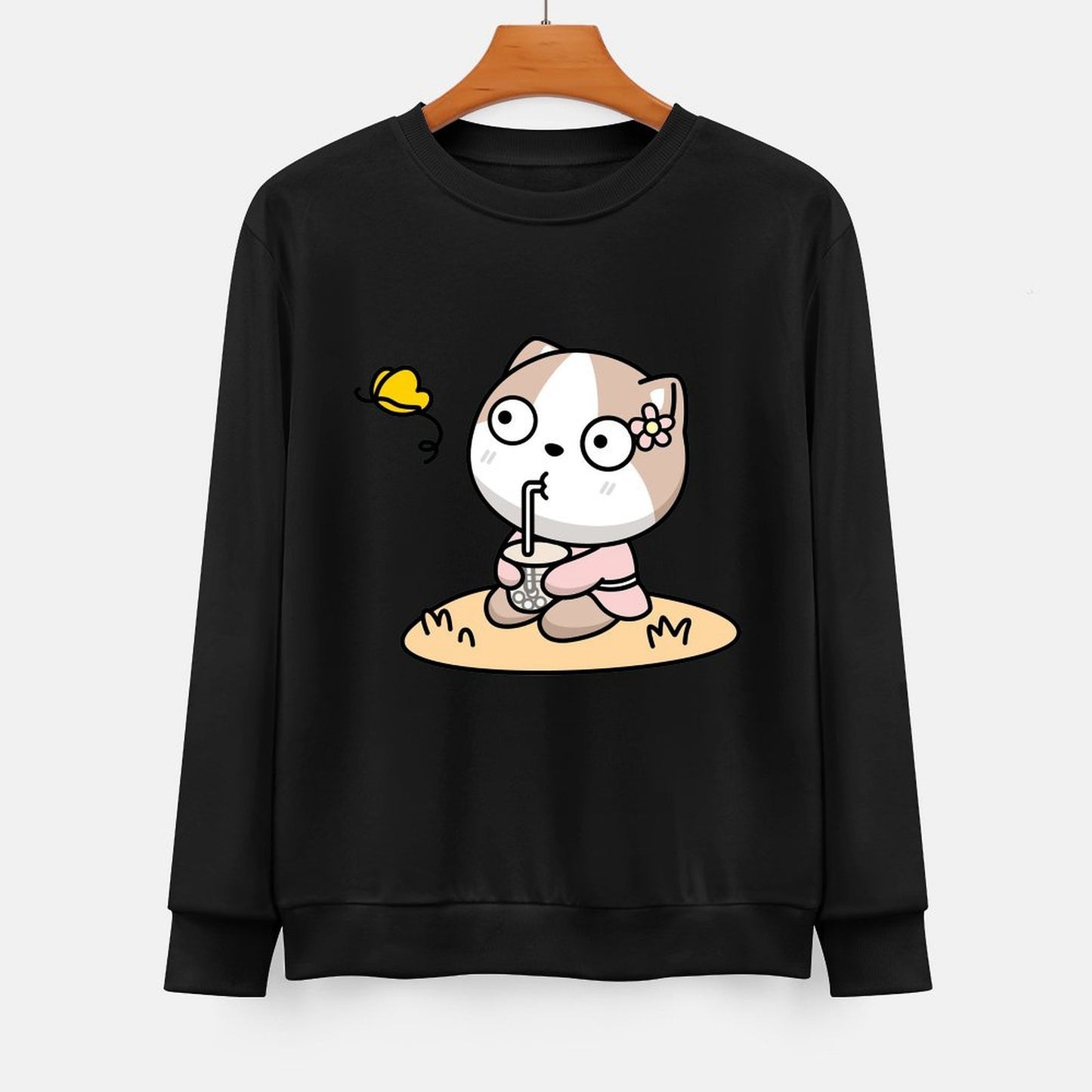 IPBR 250g Crew Neck Long Sleeve Sweatshirt Front GraphicCrew Neck Long Sleeve Sweatshirt4000109