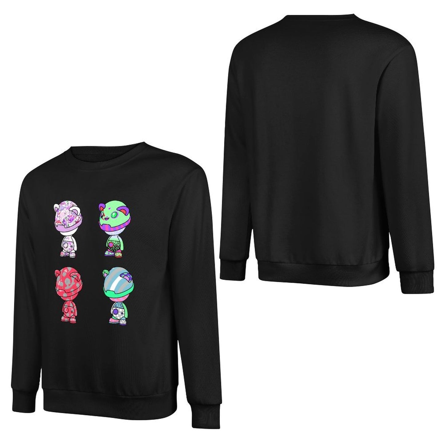 IPIB 250g Crew Neck Long Sleeve Sweatshirt Front GraphicCrew Neck Long Sleeve Sweatshirt6000073-3