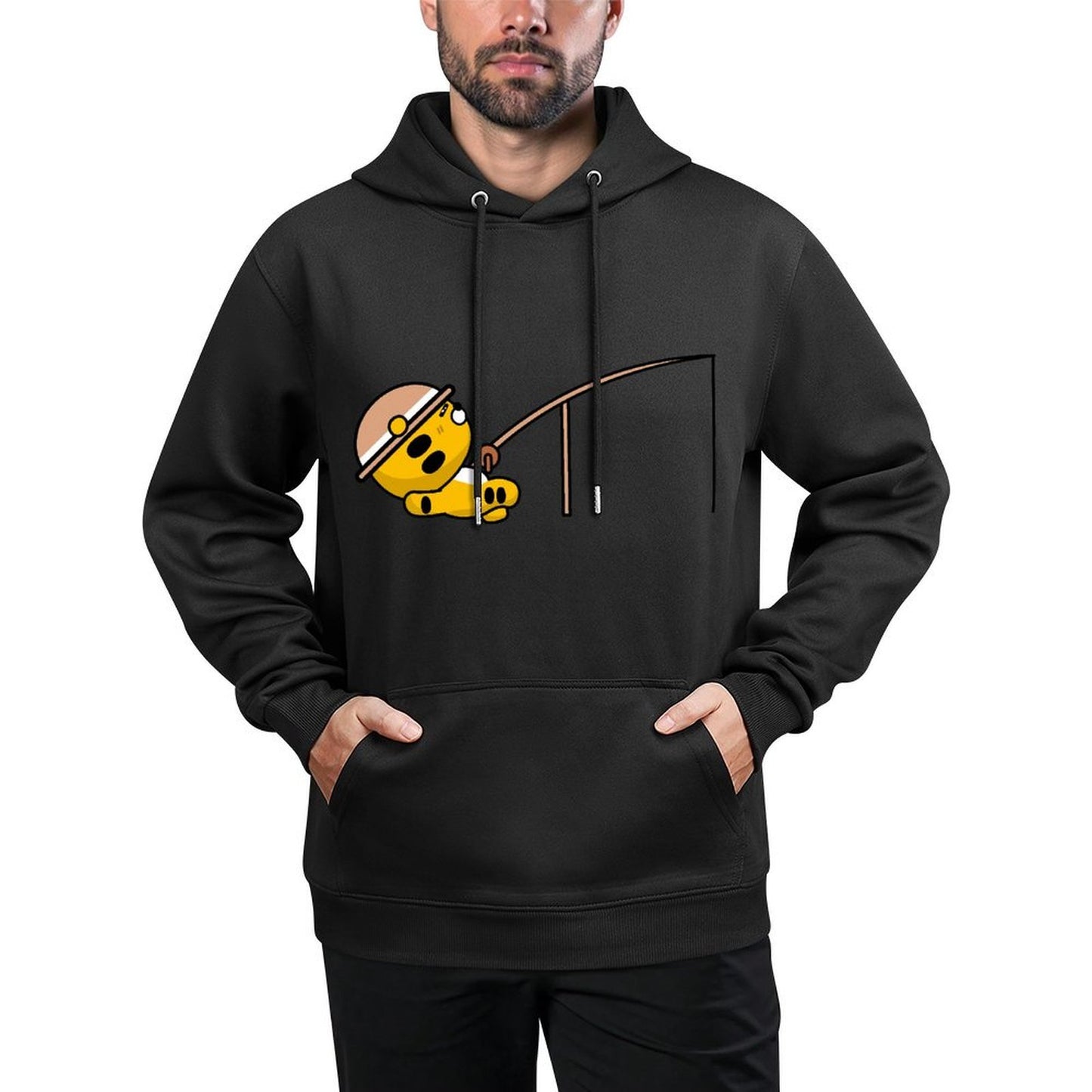 IPBR 250g Hooded Pocket Sweatshirt Front GraphicMen's Hooded  Sweatshirt4000028