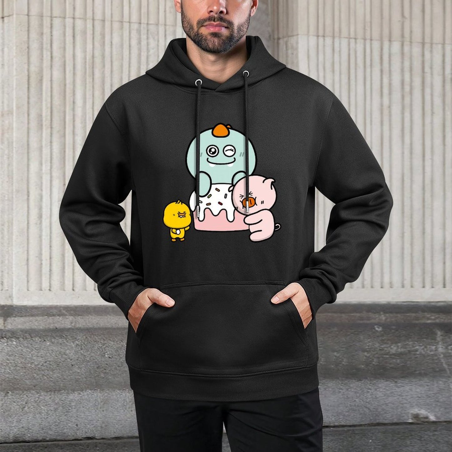 IPBR 250g Hooded Pocket Sweatshirt Front GraphicMen's Hooded  Sweatshirt4003918
