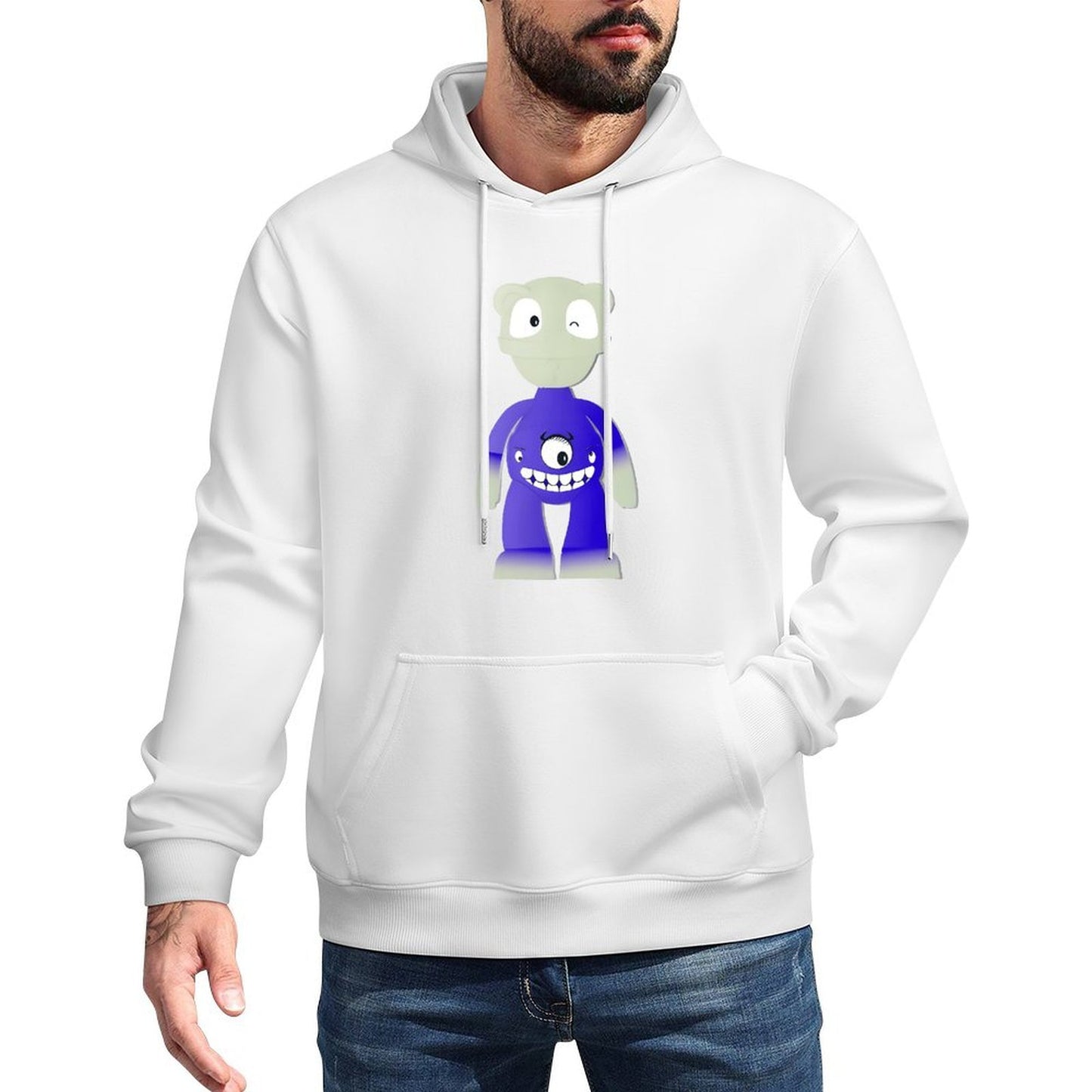 Hoodie Front PatternRetro RegularFit