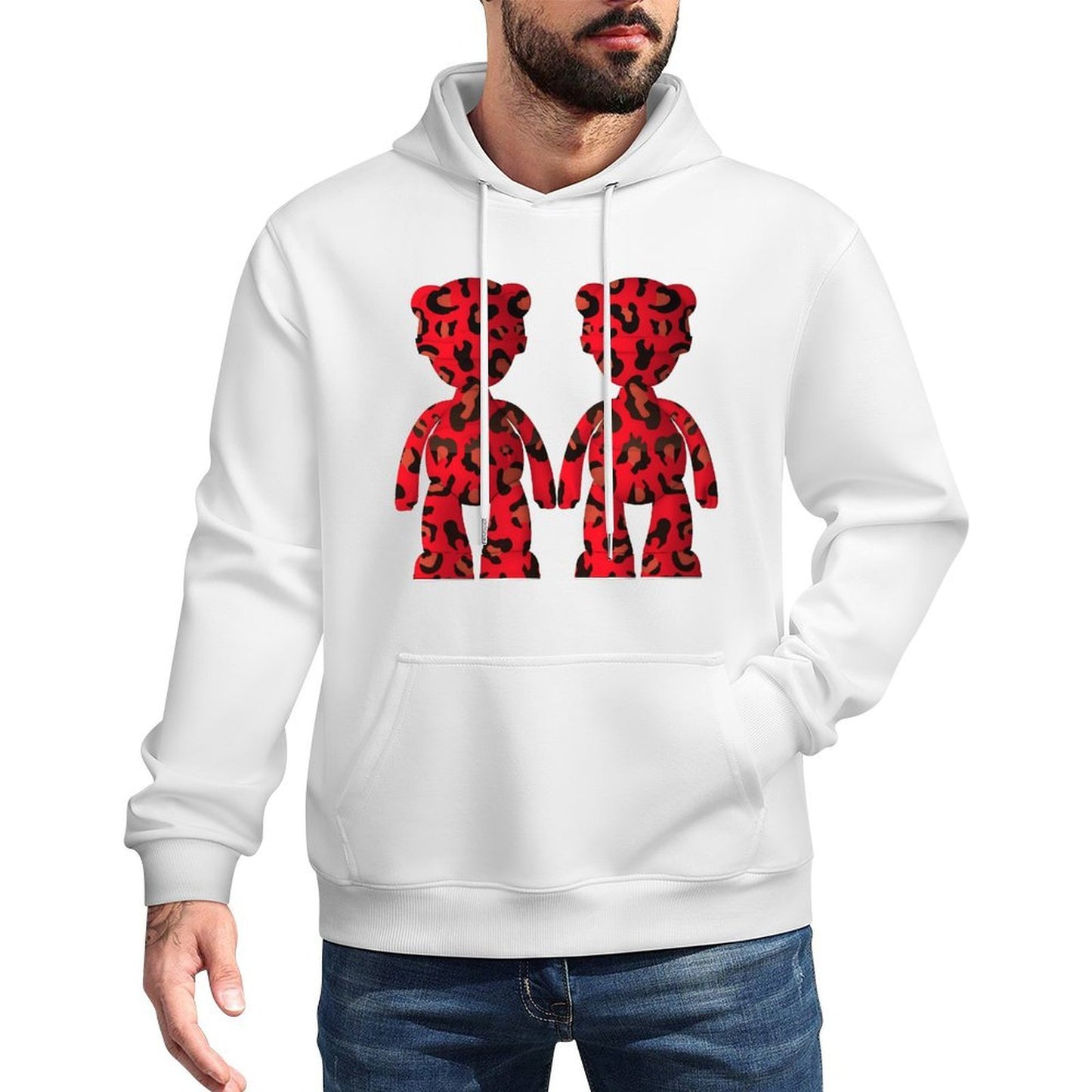 IPIB 250g Hooded Pocket Sweatshirt Front GraphicMen's Hooded  Sweatshirt6000081-1