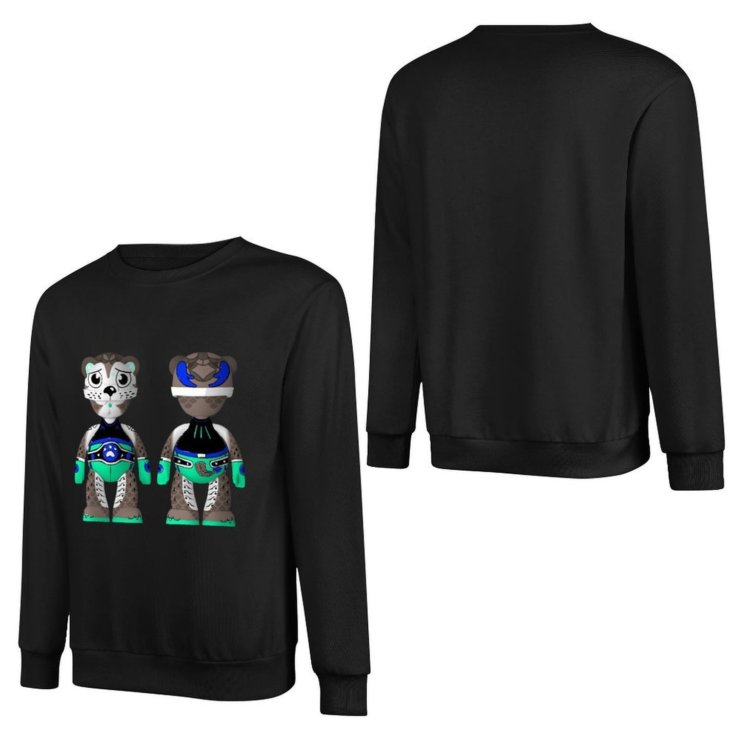IPIB 250g Crew Neck Long Sleeve Sweatshirt Front GraphicCrew Neck Long Sleeve Sweatshirt6000145-6