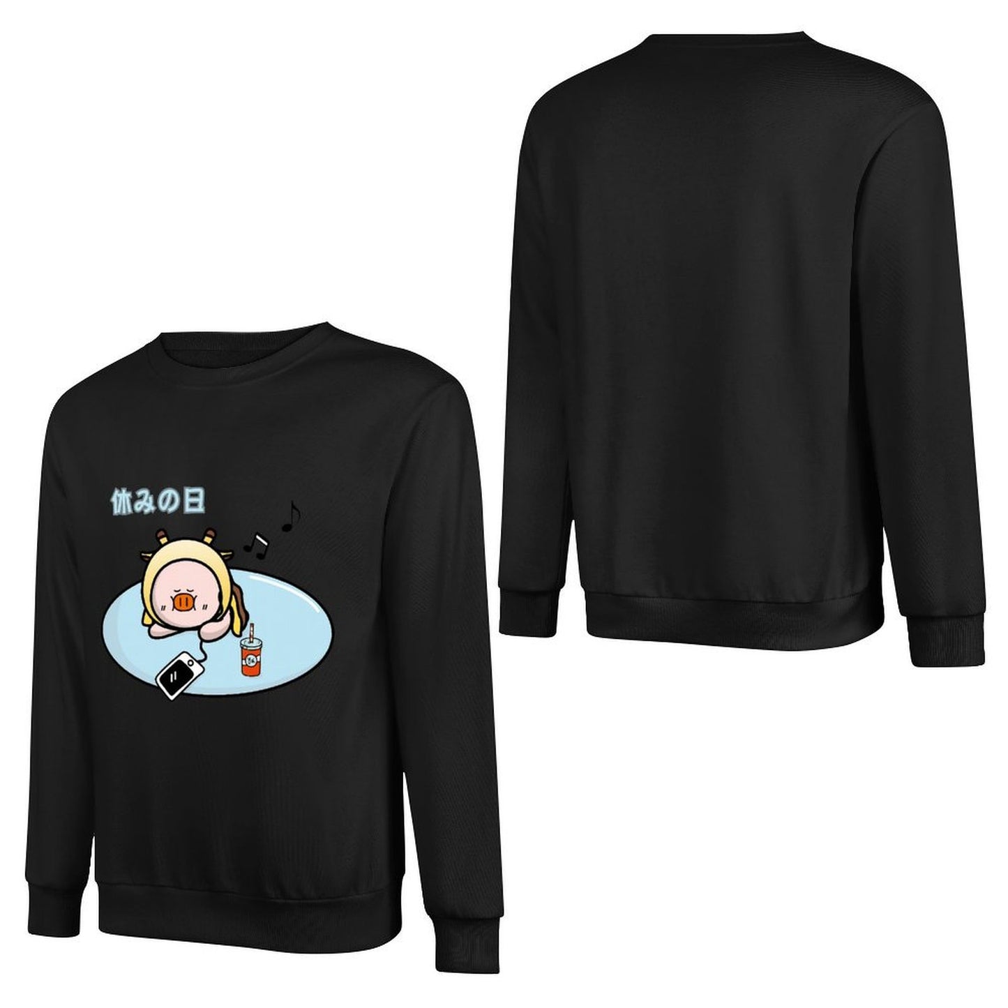 IPBR 250g Crew Neck Long Sleeve Sweatshirt Front GraphicCrew Neck Long Sleeve Sweatshirt4000908