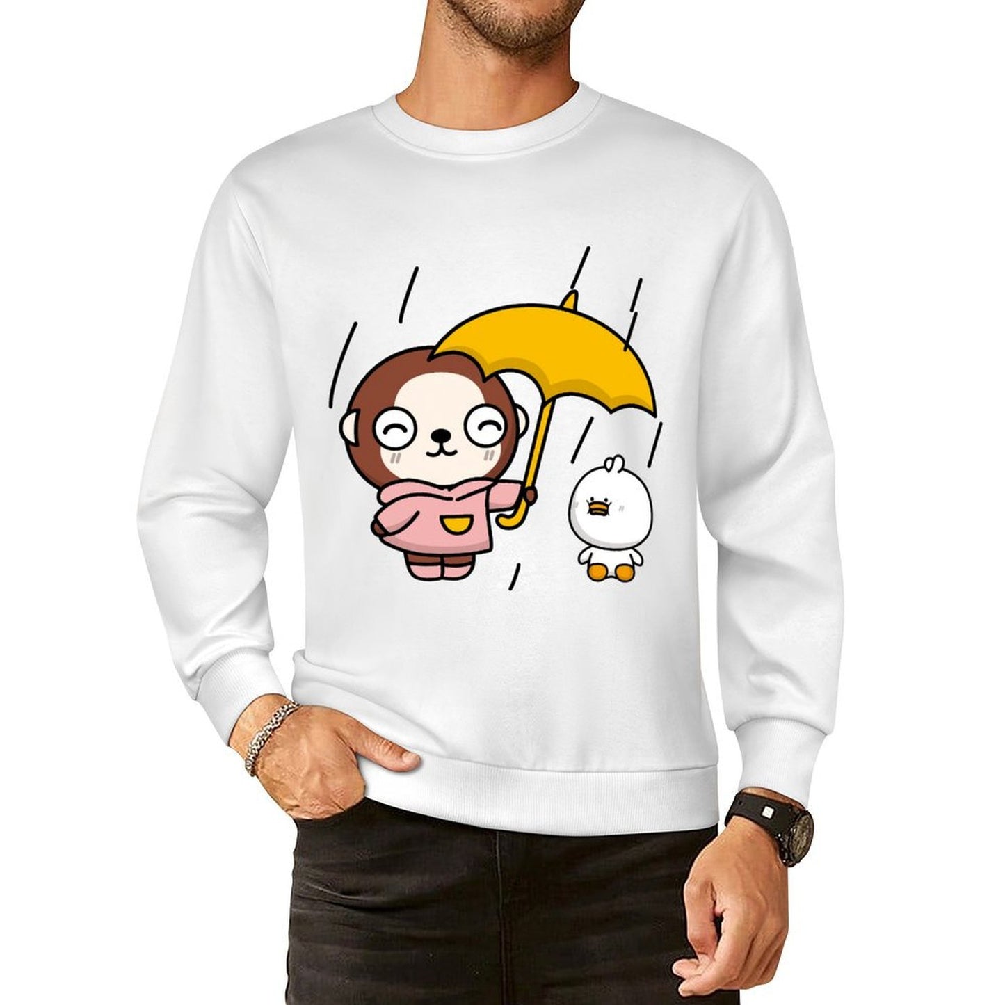 Front Patterned Long Sleeve TopSoftWear EverydayTee